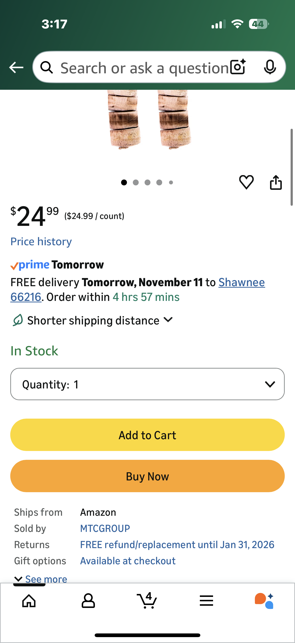 Bird Chew Toys - Shreddable Parrot Toy - Natural Wood Chewing Toy for Parakeets and Large Birds - Biodegradable Pet Exercise Toy - Set of 2