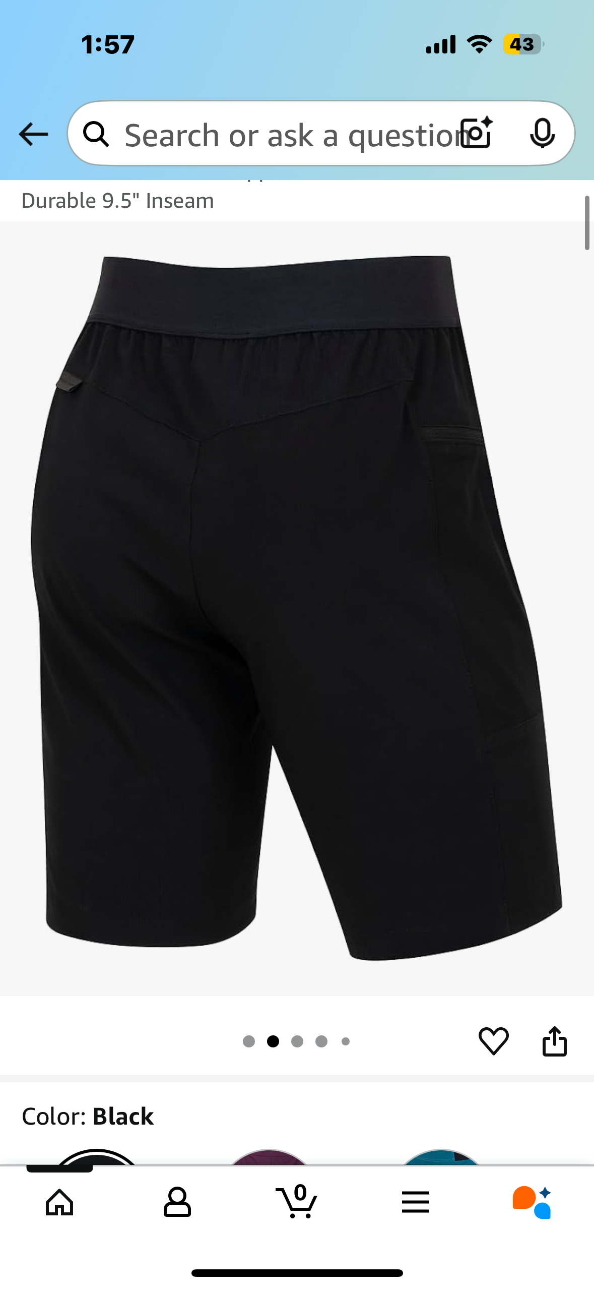 Women's Mountain Bike Short (Size US 6, Small)