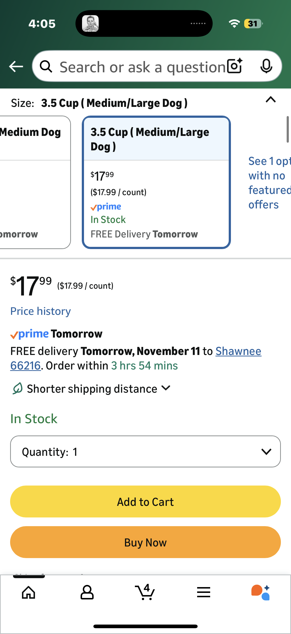 Bulldog Bowl Anti-Slip Dog Cat Dish Detachable Rubber Dog Bowl Pet Sterile Tilted Pet Feeder Slope Base (Pink, 3.5 Cup (Medium/Large Dog