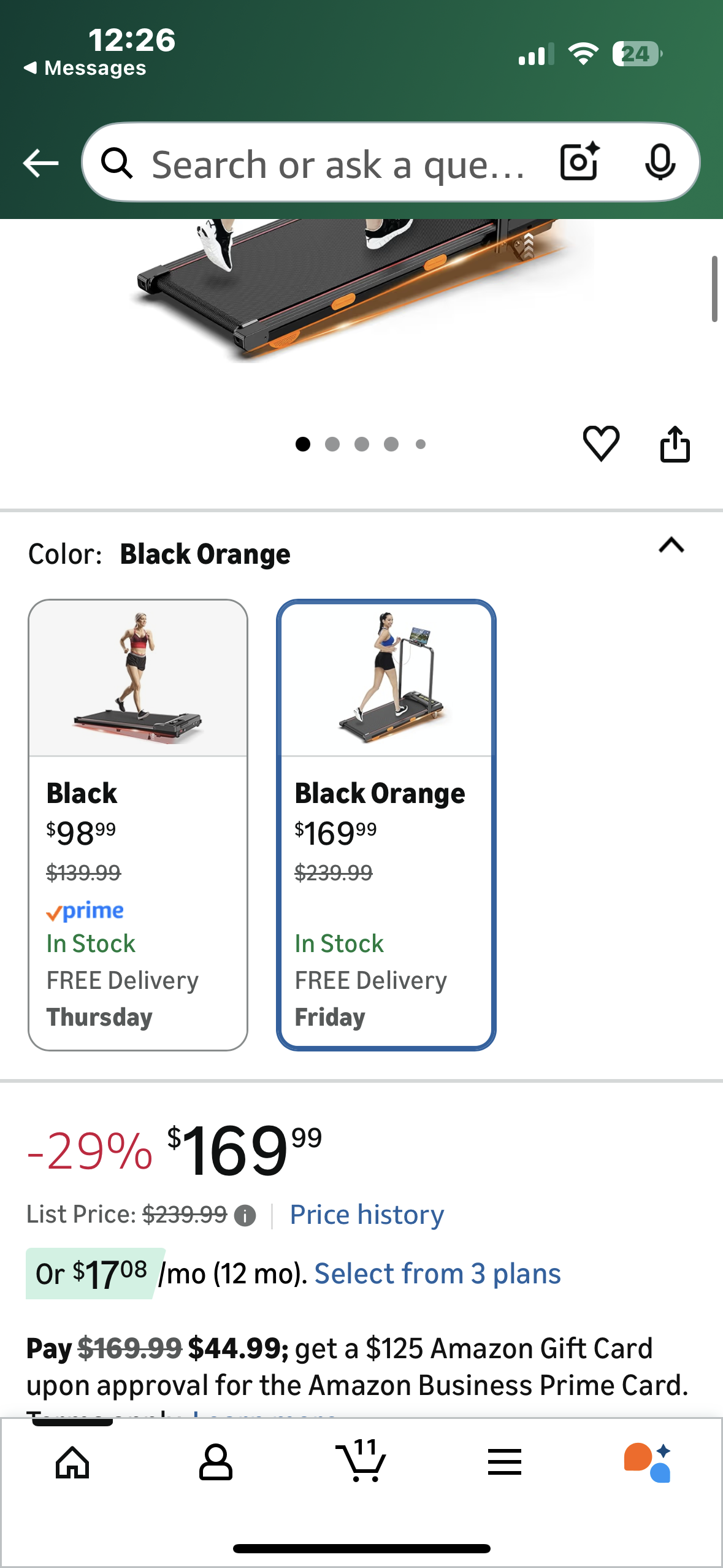 Walking Pad, 6% Manual Incline, 300lb Capacity, Foldable, Portable 2.5HP Mini Treadmill for Home, Office, Compact Design for Walking Fitness, Workout (W538)