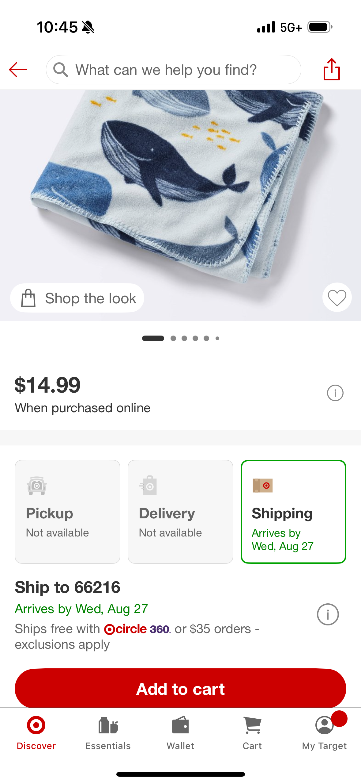 Plush Baby Blanket - Whales - Cloud Island™