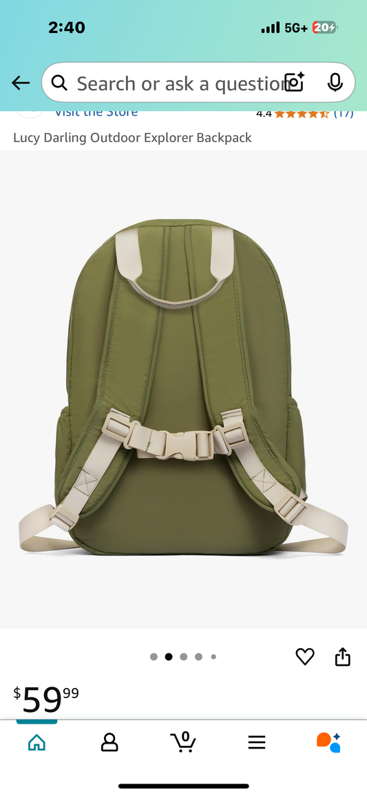 Lucy Darling Outdoor Explorer Backpack