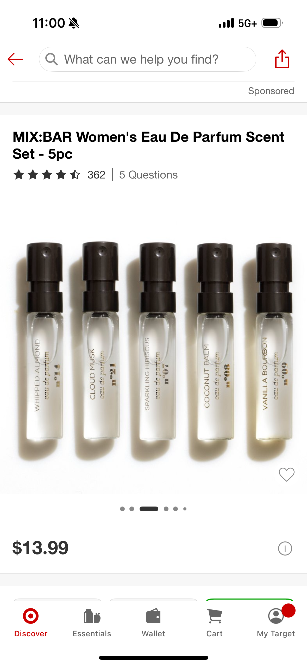 MIX:BAR Women's Eau De Parfum Scent Set - 5pc