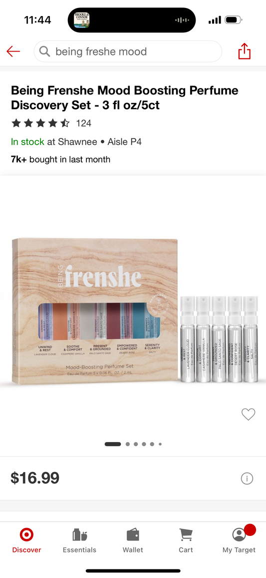 Being Frenshe Mood Boosting Perfume Discovery Set - 3 fl oz/5ct