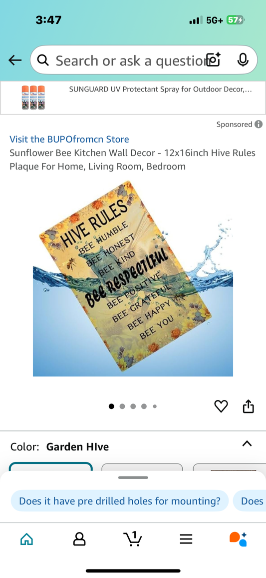 Hive Rules Metal Sign so you could just sort boxes where you were the other day keep doing that
