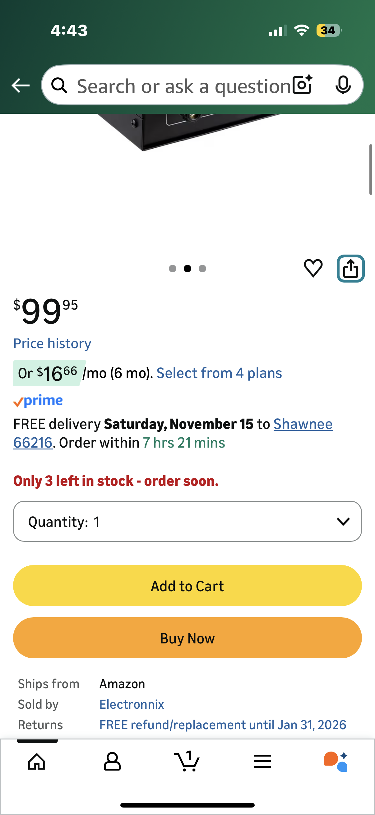 TekPower TP1865 22 Amp DC 13.8V Regulated Power Supply with Fuse Protection