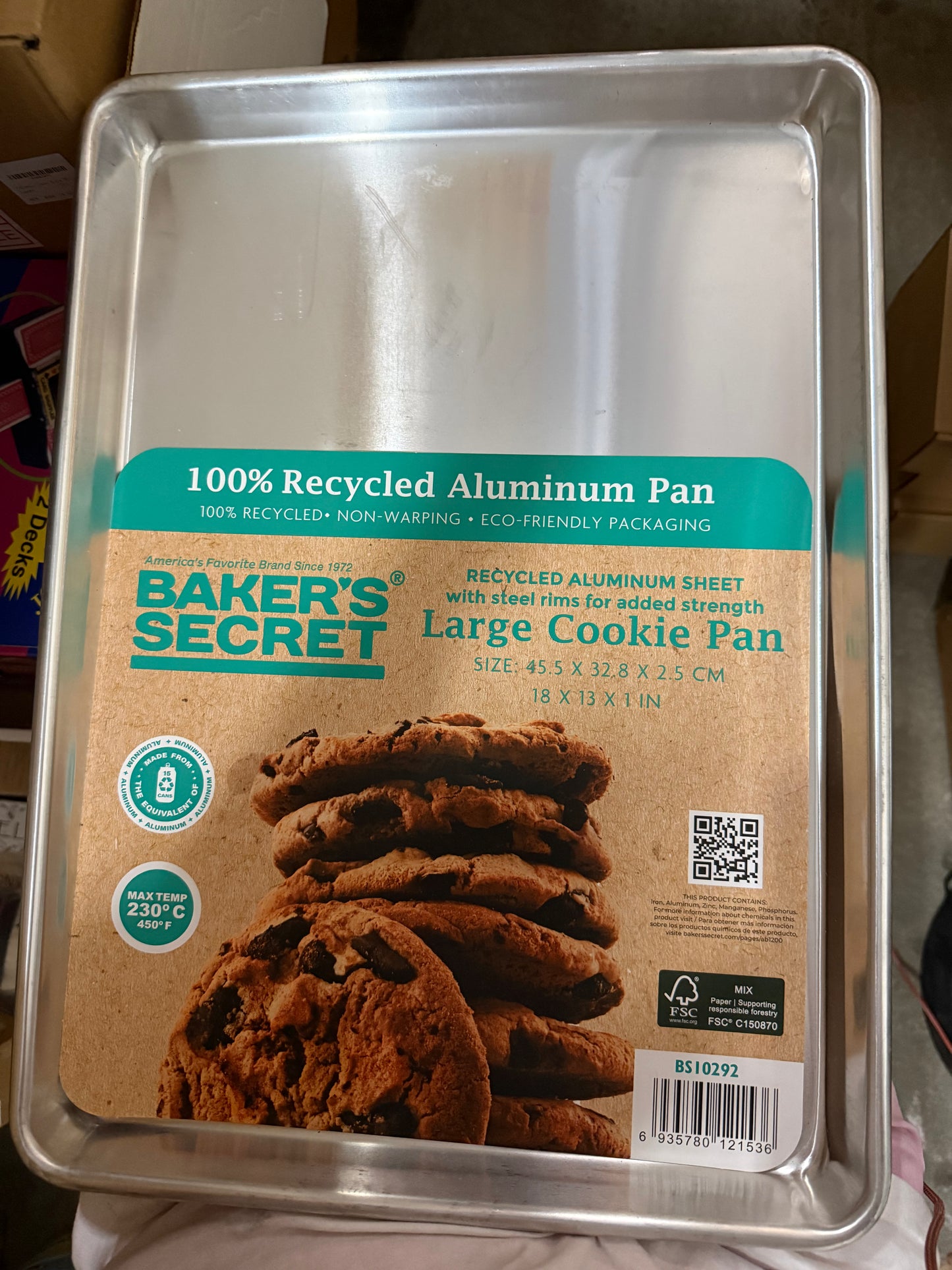 Bakers Secret Large Cookie Pan 18x13