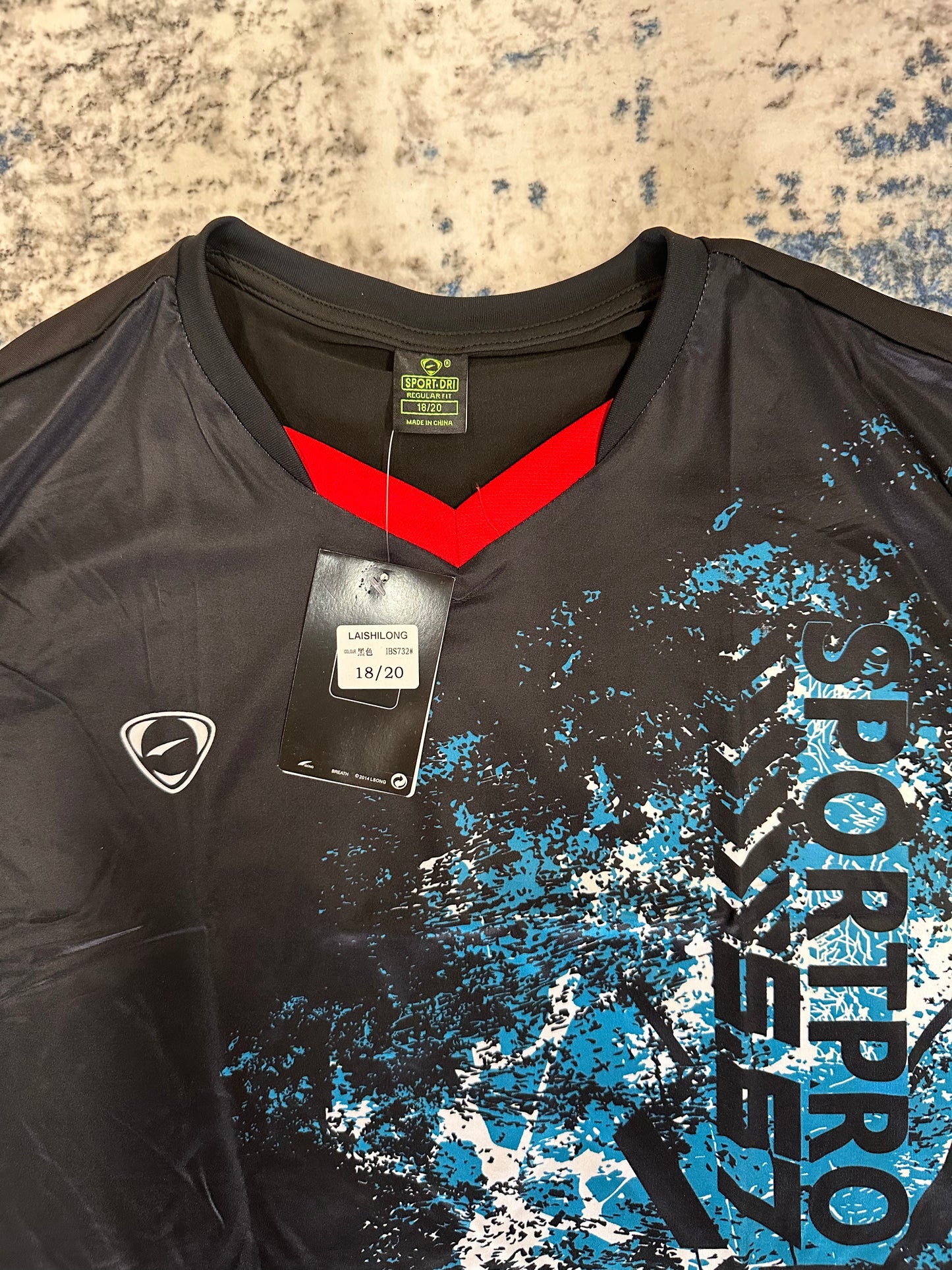 Boy's Active Sport Short Sleeve Breathable T-Shirt Tee Top (Size 18-20)