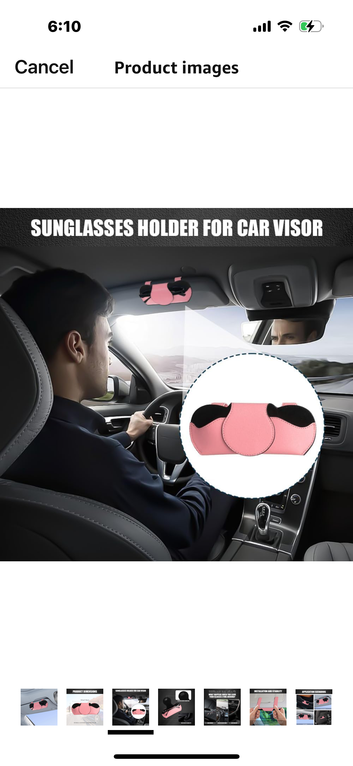 Sunglasses Holder for Car Sun Visor