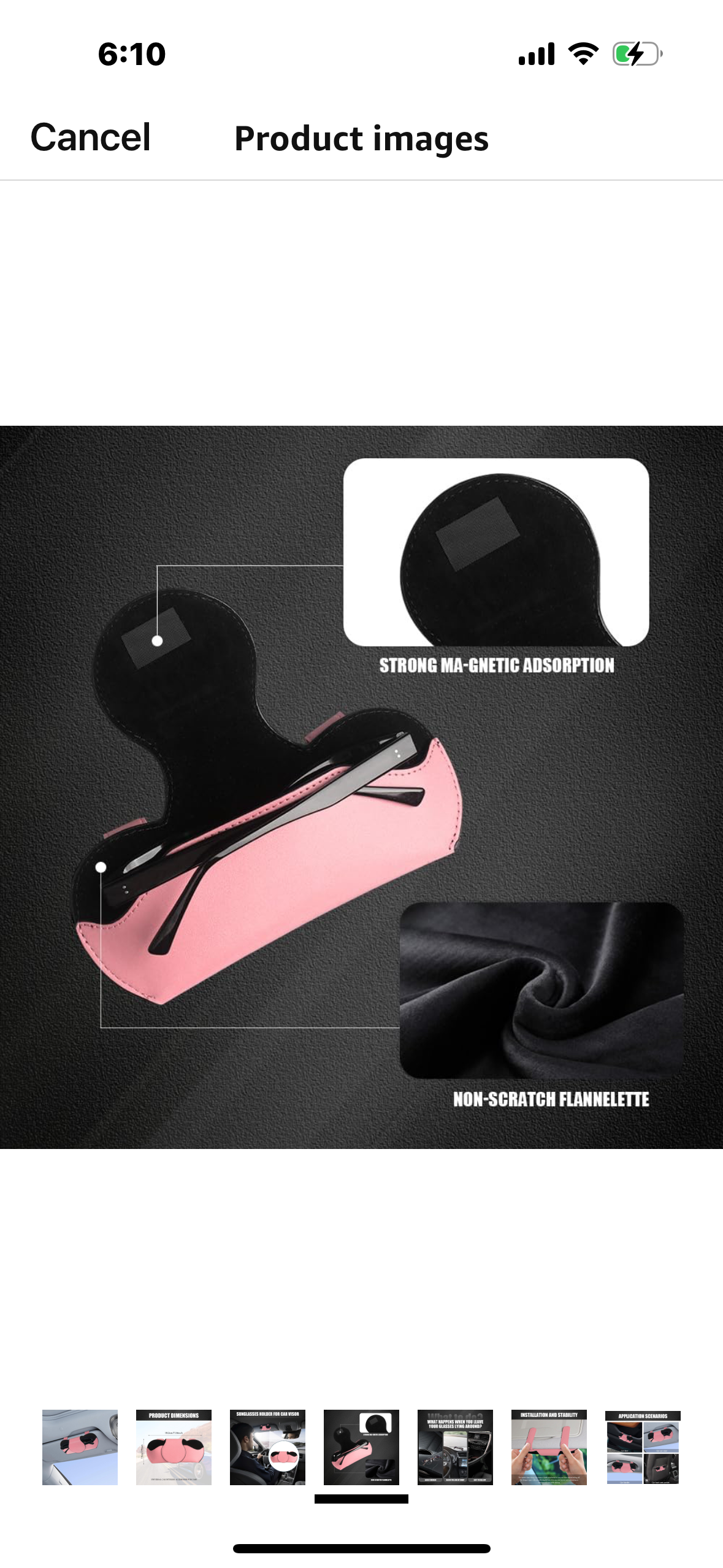 Sunglasses Holder for Car Sun Visor