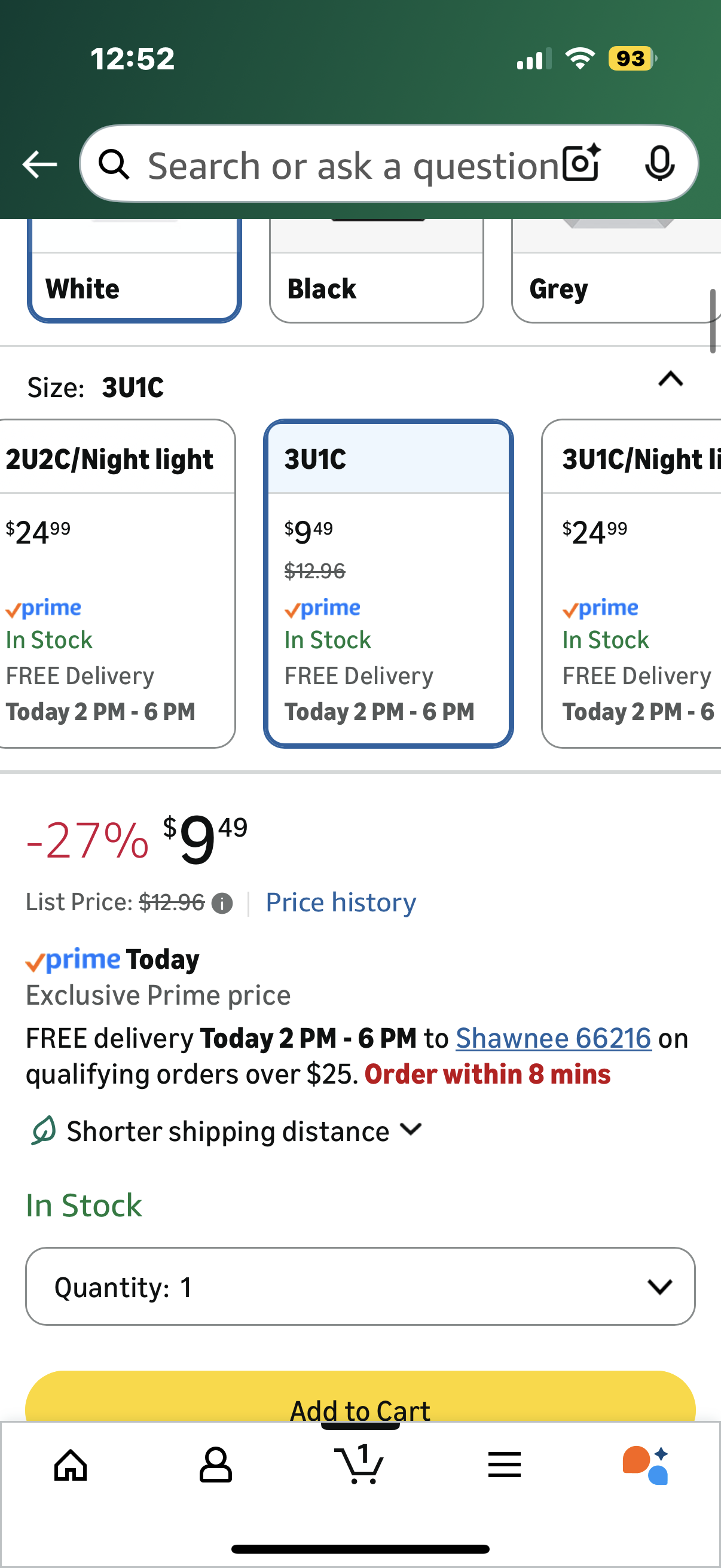 Wall Charger, Surge Protector, QINLIANF 5 Outlet Extender with 4 USB Charging Ports (4.8A Total) 3-Sided 1680J Power Strip Multi Plug Adapter Spaced for Home Travel Office (3U1C
