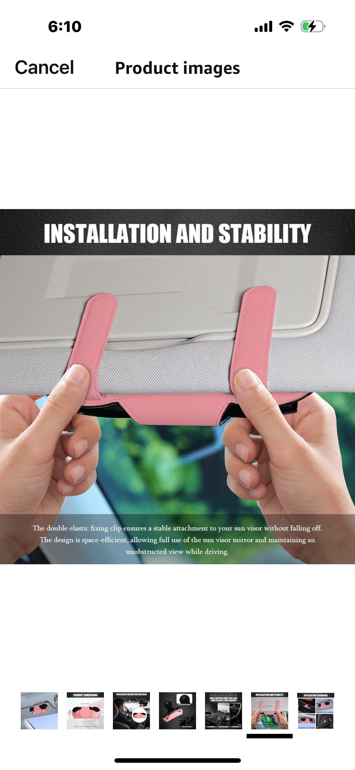 Sunglasses Holder for Car Sun Visor