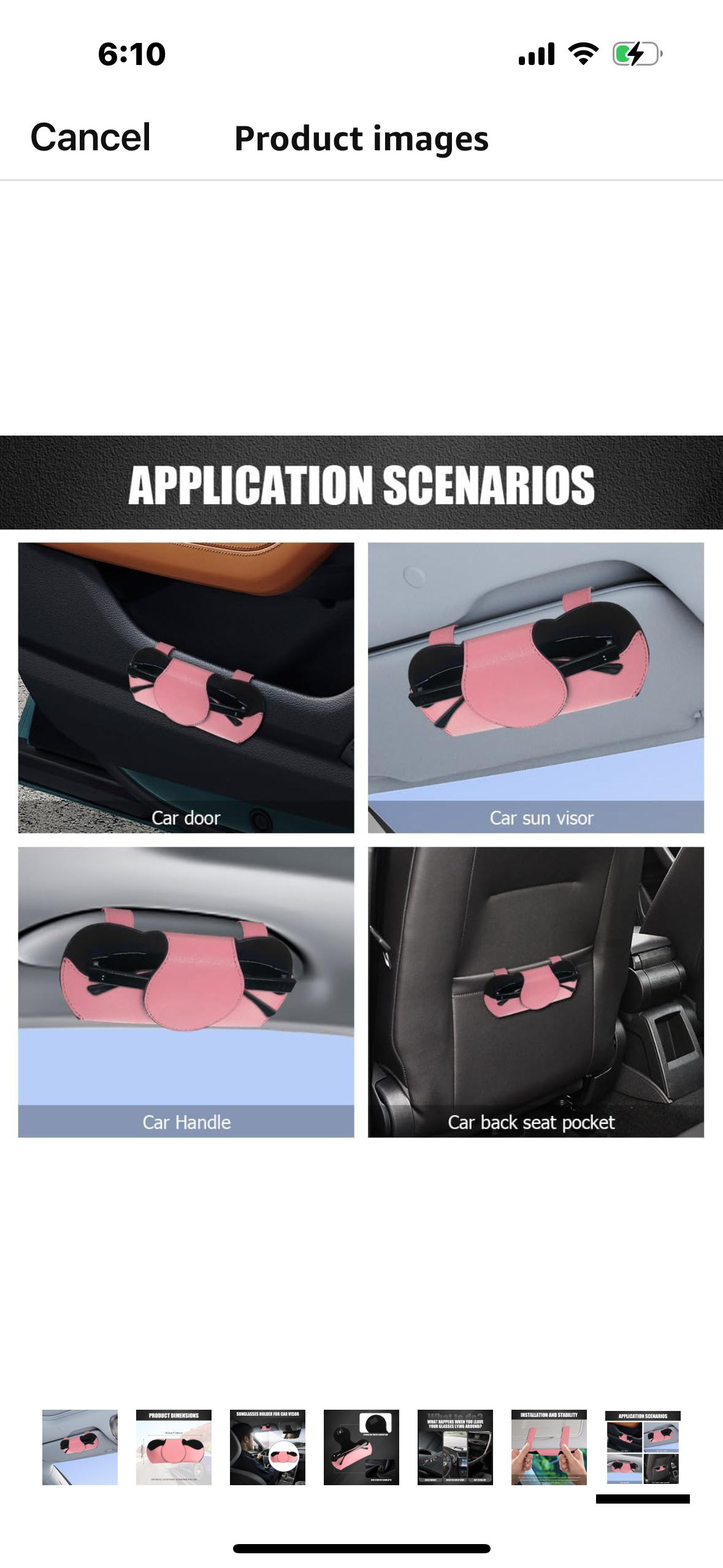 Sunglasses Holder for Car Sun Visor