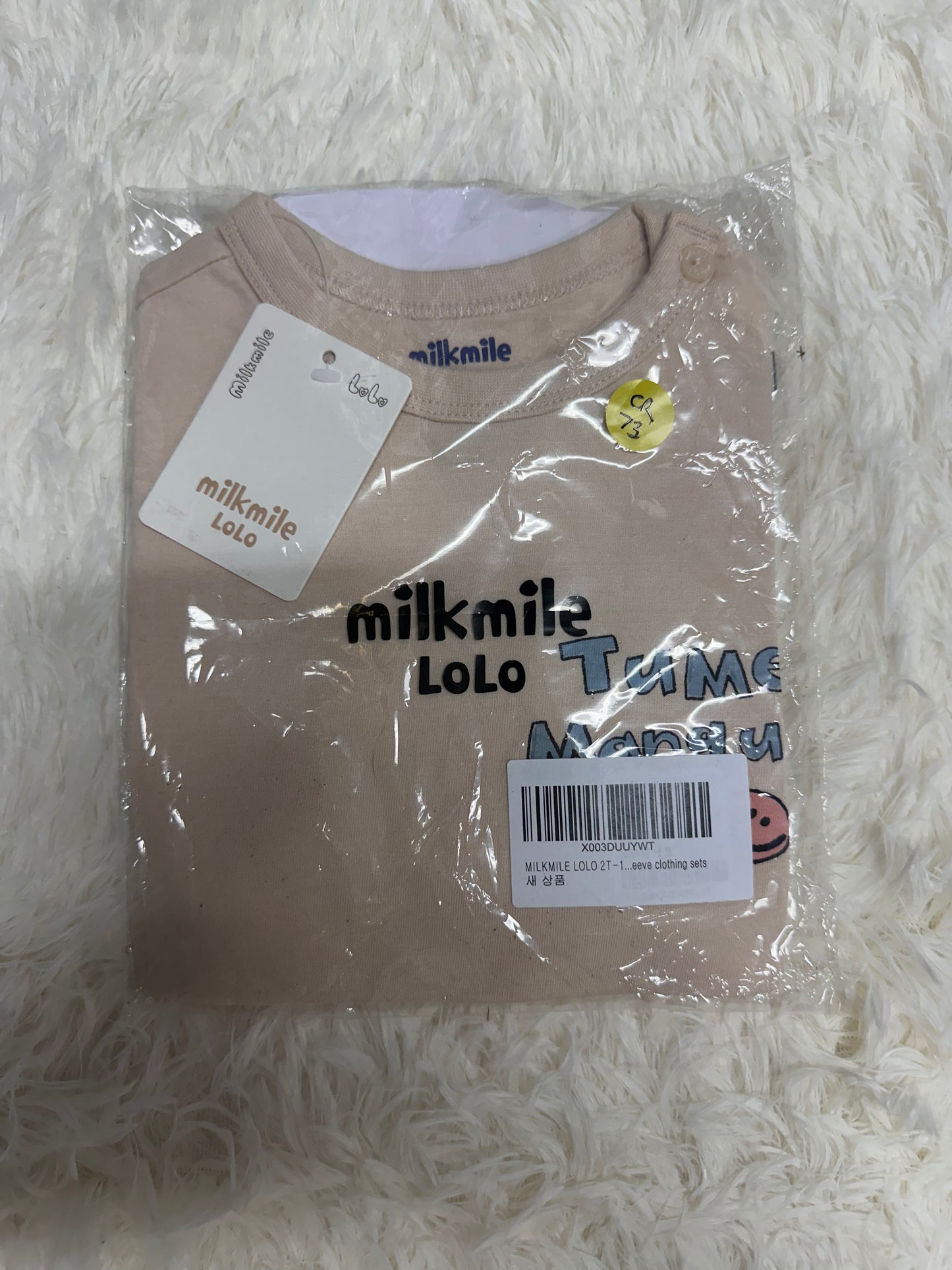 Toddler Outfit 2Pcs Set Long Sleeve Top and Pants (Size 2T)