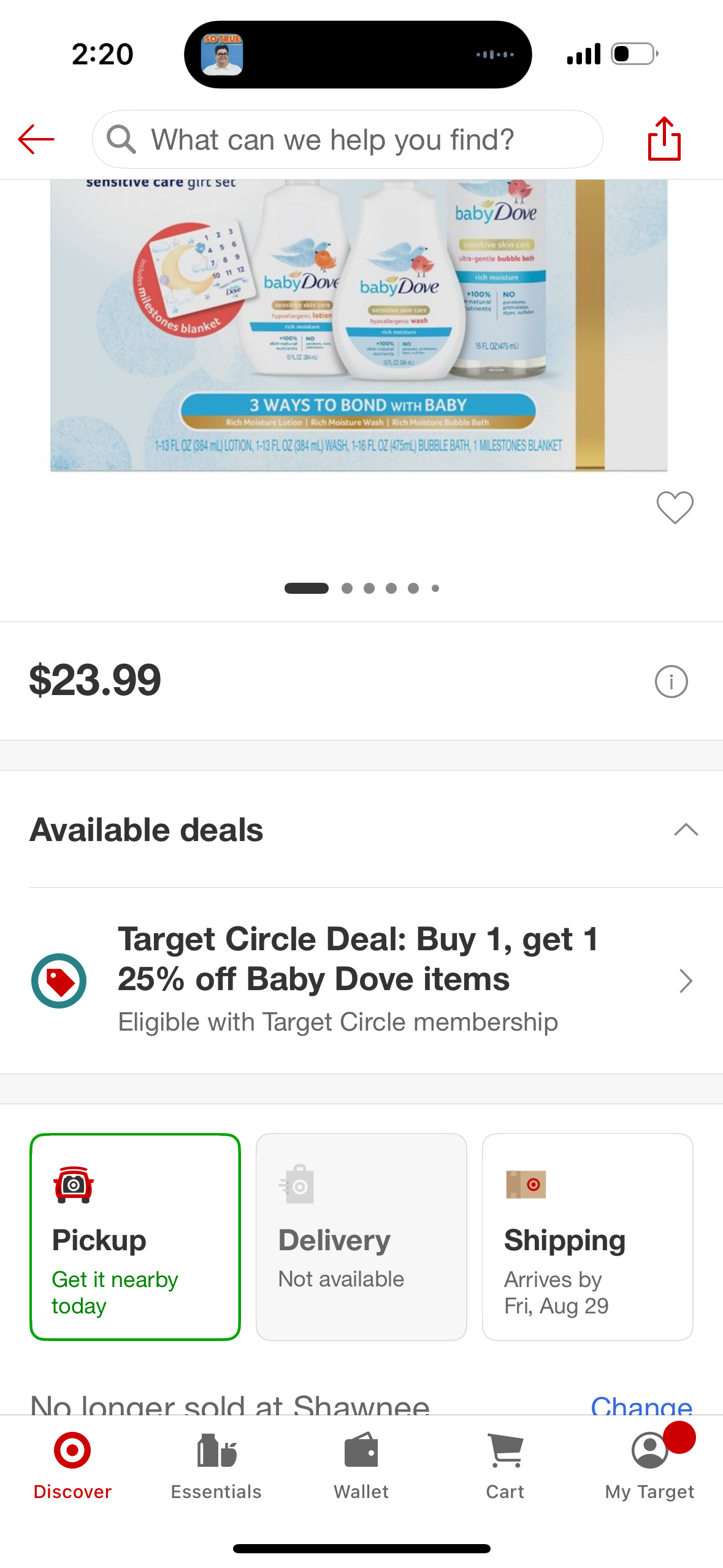 Baby Dove Rich Moisture Hypoallergenic Baby Wash, Lotion and Bubble Bath Gift Pack for Sensitive Skin - 3pk