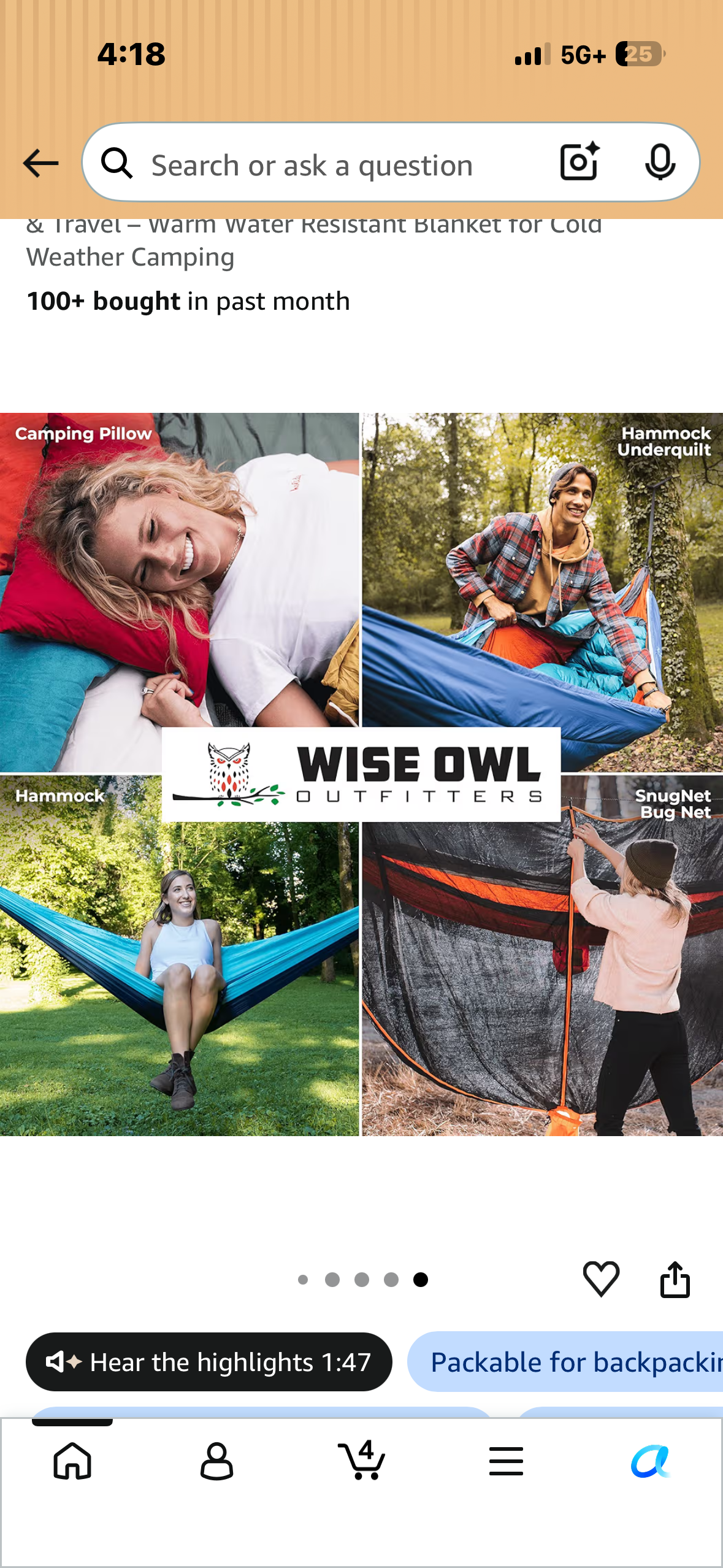 Wise Owl Outfitters Outdoor Camping Blanket – Lightweight, Packable, Puffy, Quilt for Backpacking, Hiking & Travel, Water Resistant Blanket for Cold Weather Camping
