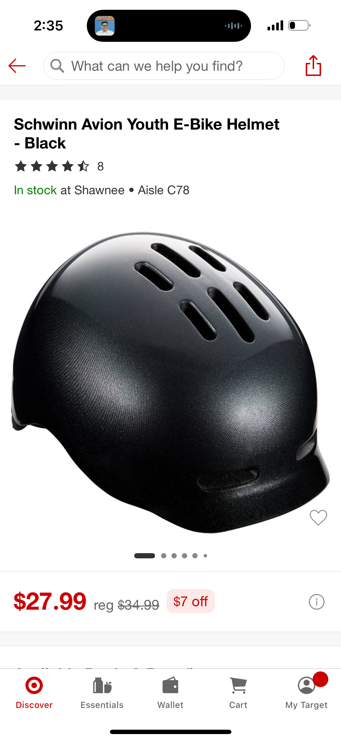 Schwinn Avion Youth E-Bike Helmet - Black