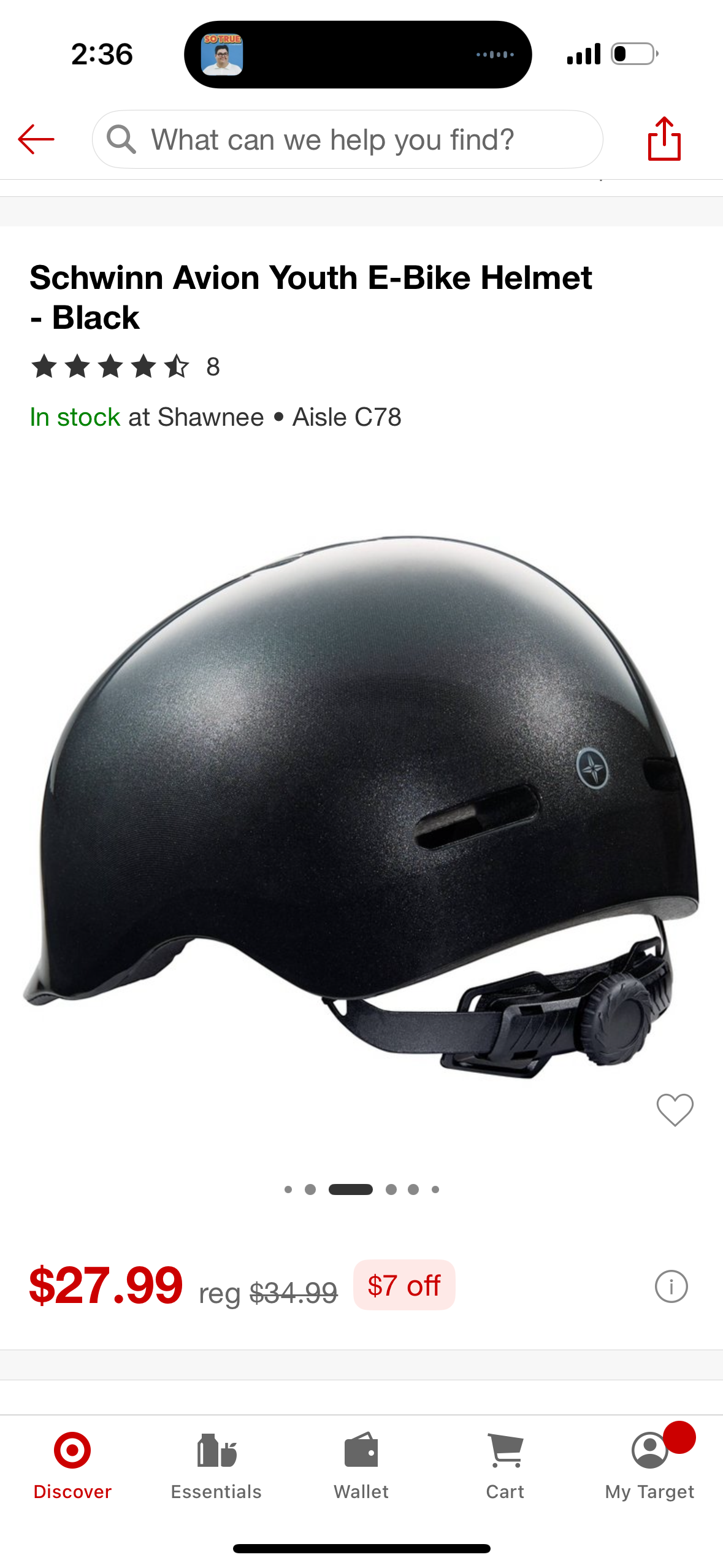 Schwinn Avion Youth E-Bike Helmet - Black