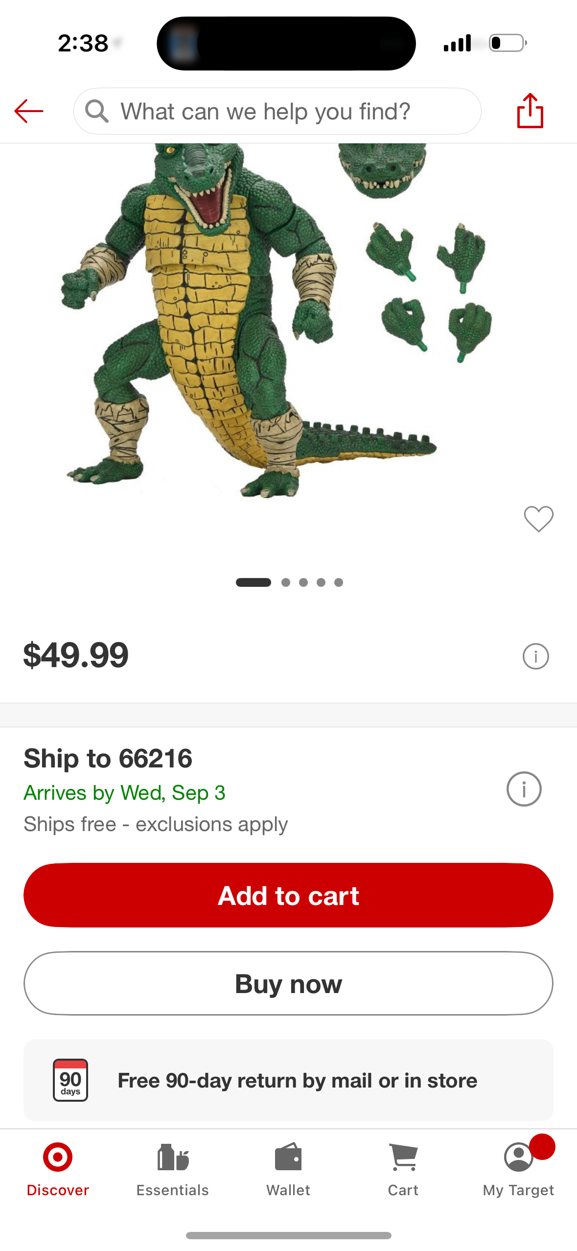 NECA Teenage Mutant Ninja Turtles Mirage Comics 7" Scale Leatherhead Deluxe Figure