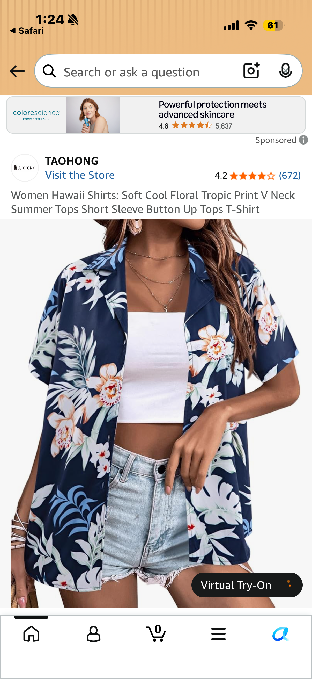 Hawaiian Shirts for Women Soft Cool Summer Hawaii Shirt Floral Tropic Print V Neck Tank Tops Beach Sleeveless Blouse (Size 2XL)
