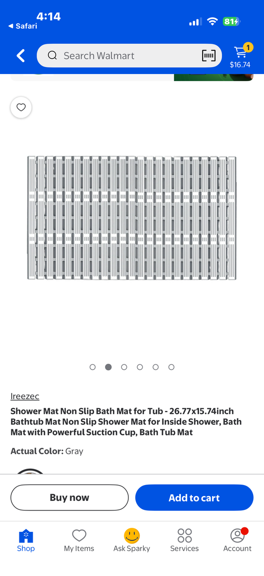 Shower Mat Non Slip Bath Mat for Tub