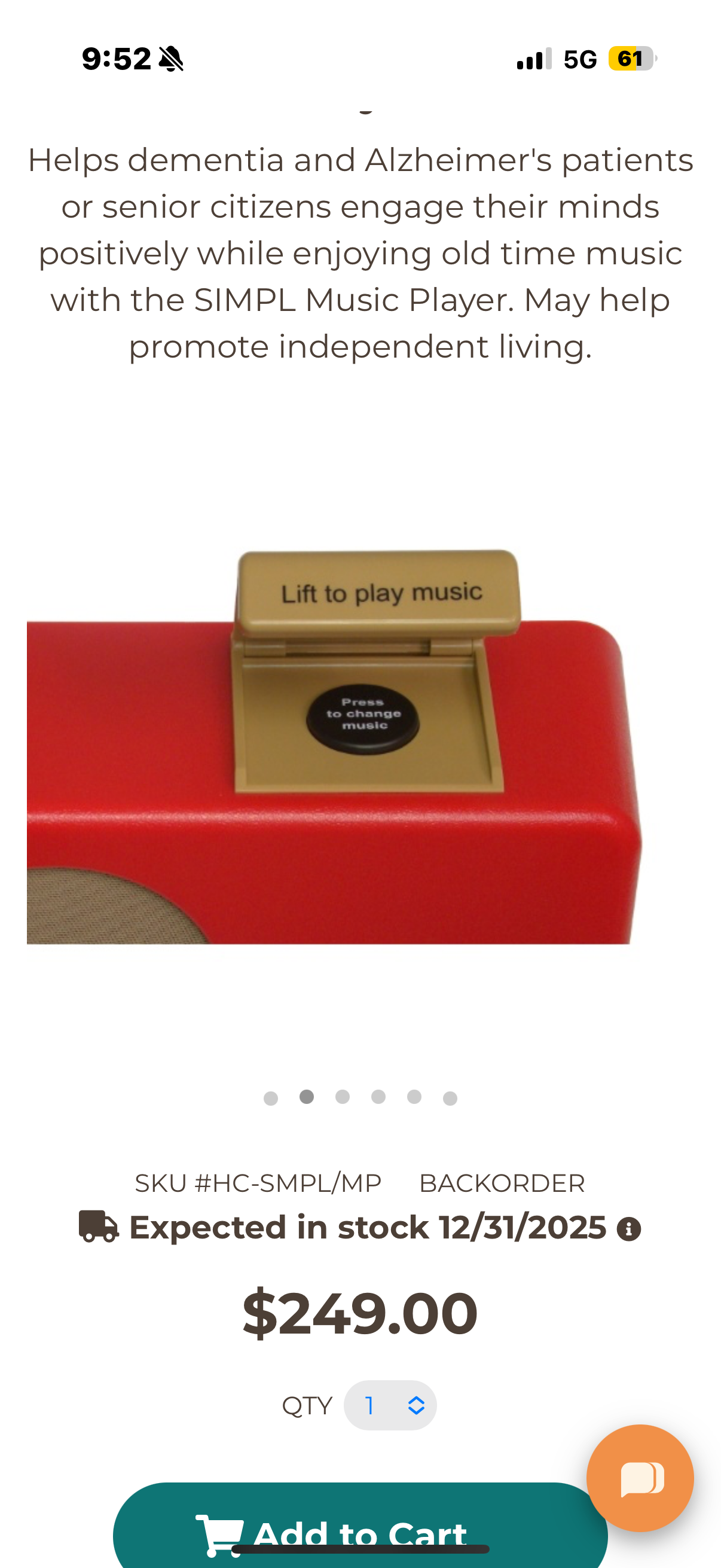 Simple Music Player for Harris Communications HC-SMPL-MP SMPL Technologies Music Player