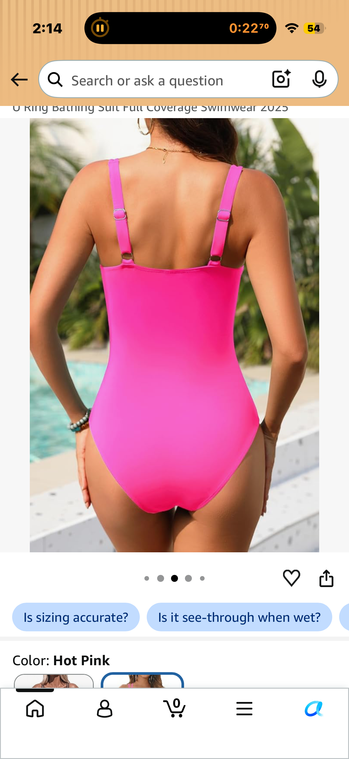 Womens One Piece Swimsuits Tummy Control- Slimming U Ring Bathing Suit Full Coverage Swimwear
