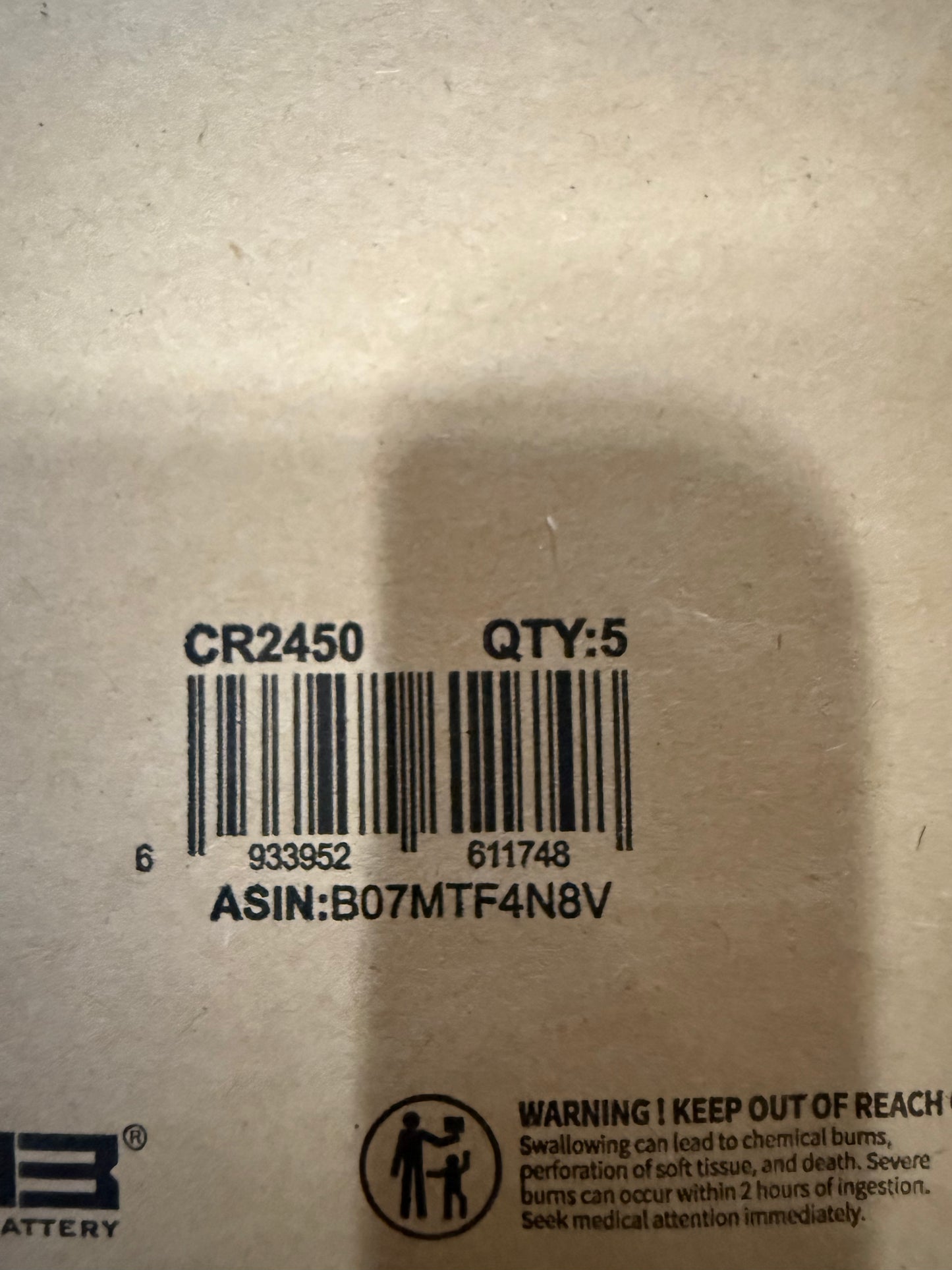 CR2450 Battery 20 Pack, CR 2450 Lithium Batteries, 3V Coin Button Cell Battery Long Lasting, High Capacity for Car Key Fob, Garage Door Opener, Flameless Candles, Smart Sensors, Remote Control
