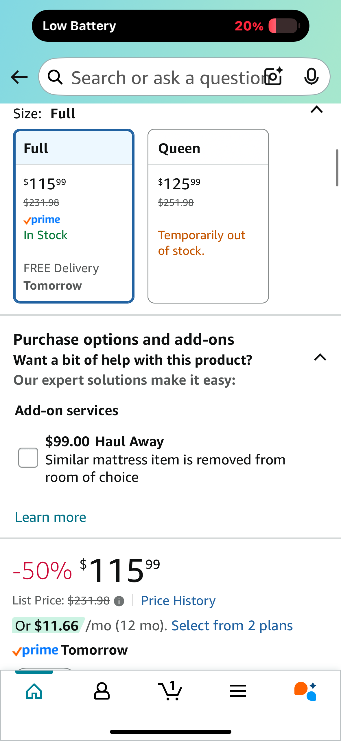 Japanese Floor Mattress Full Size, 6" Foldable Futon Mattress Tufted Roll Up Floor Bed, Thick Chenille Tatami Mat Sleeping Pad for Camping,Guest Room, Dormitory, Bedroom, RV, Black (B1048)