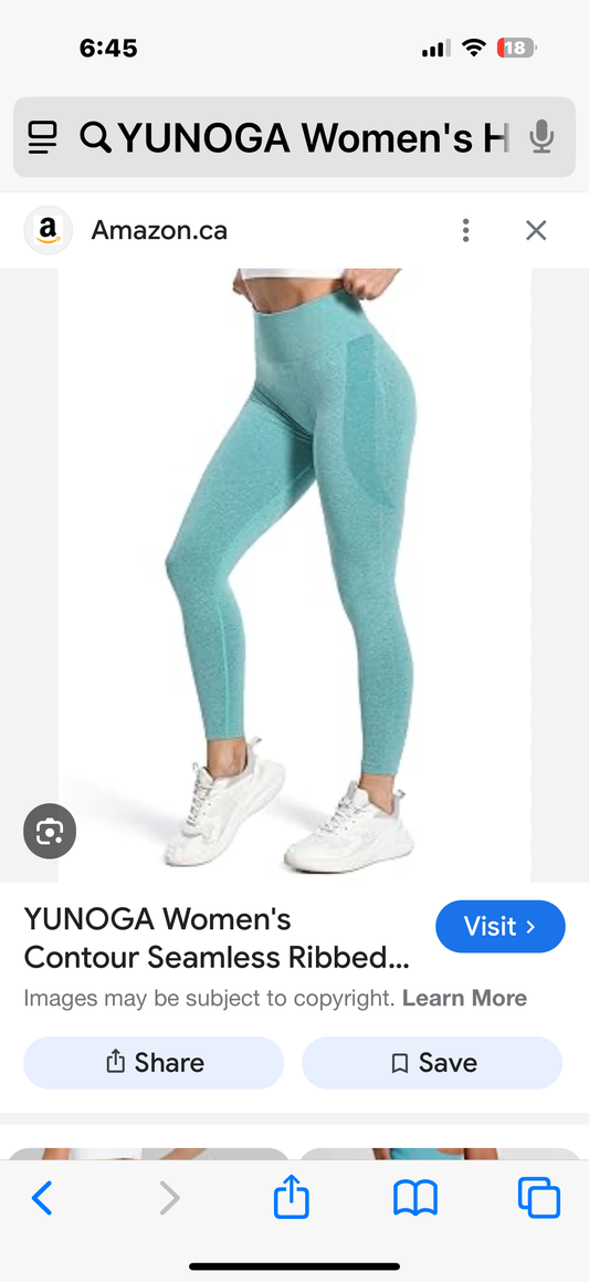 YUNOGA Women's High Waisted Leggings Tummy Control Seamless Ribbed Workout Butt Lifting Compression Yoga Athletic Pants (Size Medium )