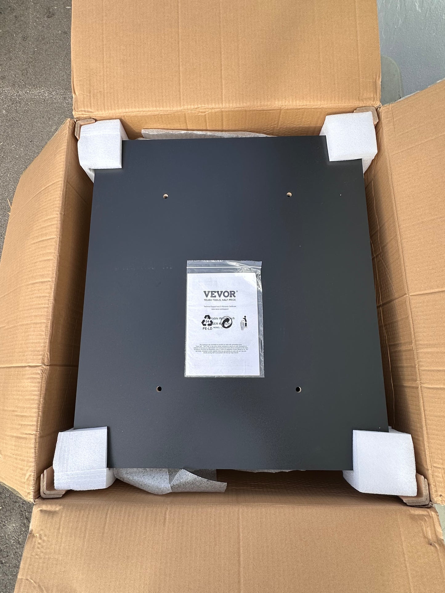 VEVOR Portable Workbench,Planer Stand, 100 lbs / 45 kg heavy loads,  Adjustable Thickness Planer Table, with 4 Stable Casters & Storage Space, for most planers, saws, bench-top machines, power tools (G905)