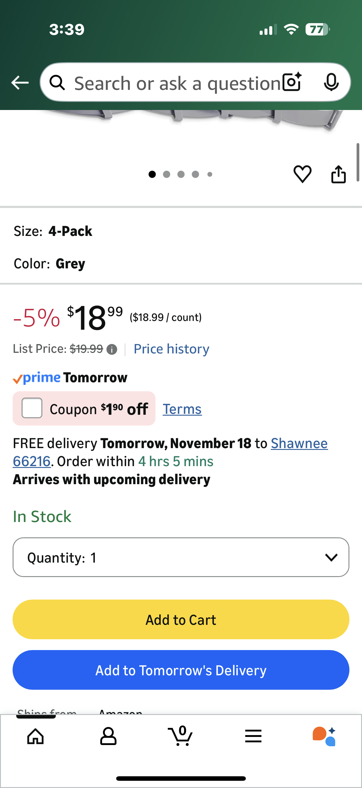 Calming Collar for Dogs 4-Packs,Dog Calming Collar,Pheromone Collar for Dogs,Relief Anxiety Stress Separation,Lasts 60 Days,25 Inches Size Flexible Adjustable,for All Small Medium and Large Dog Grey