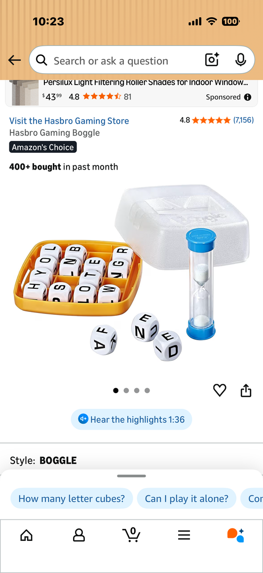 Hasbro Gaming Boggle