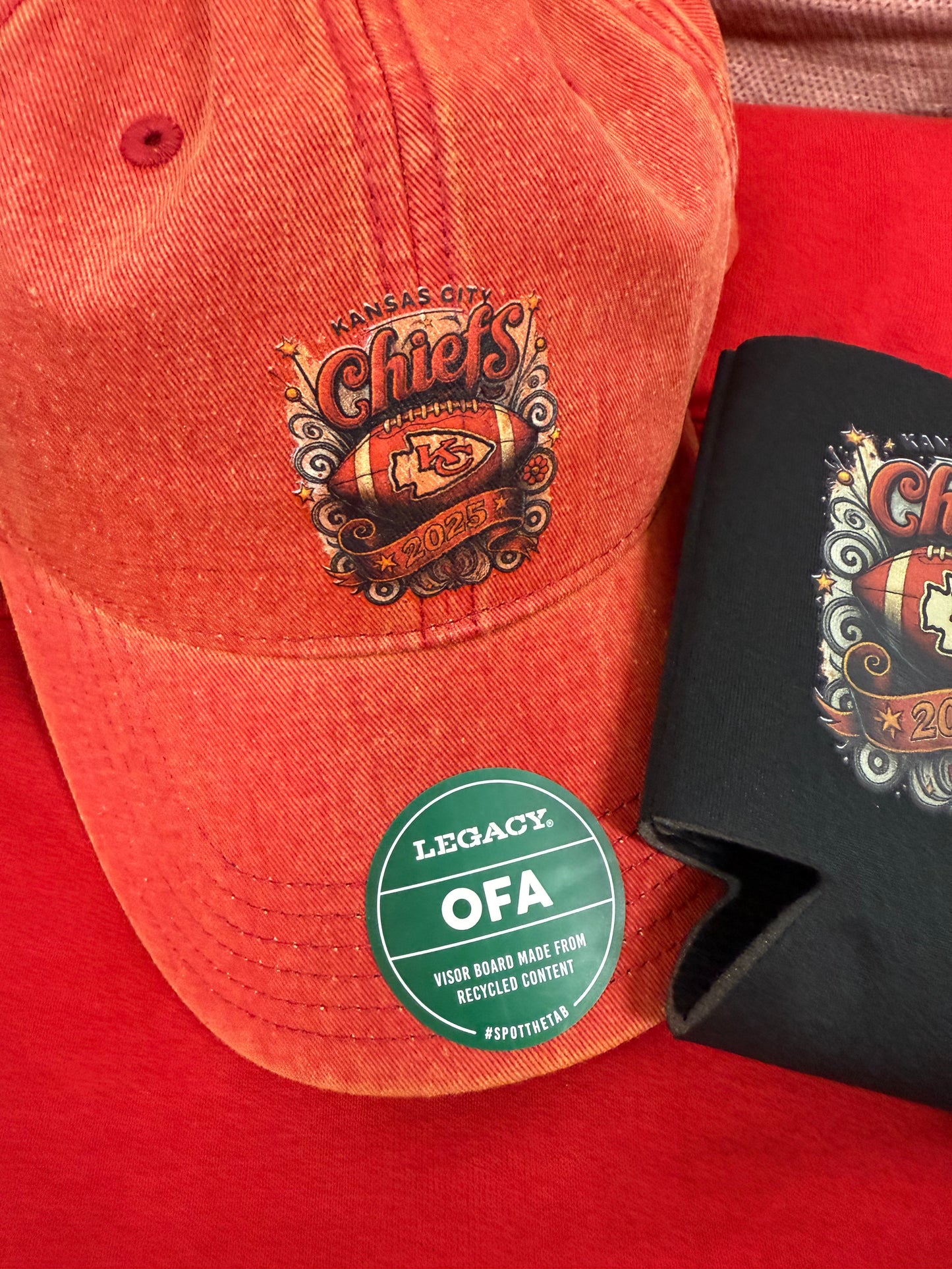 Chiefs Distressed Adjustable Ball Cap