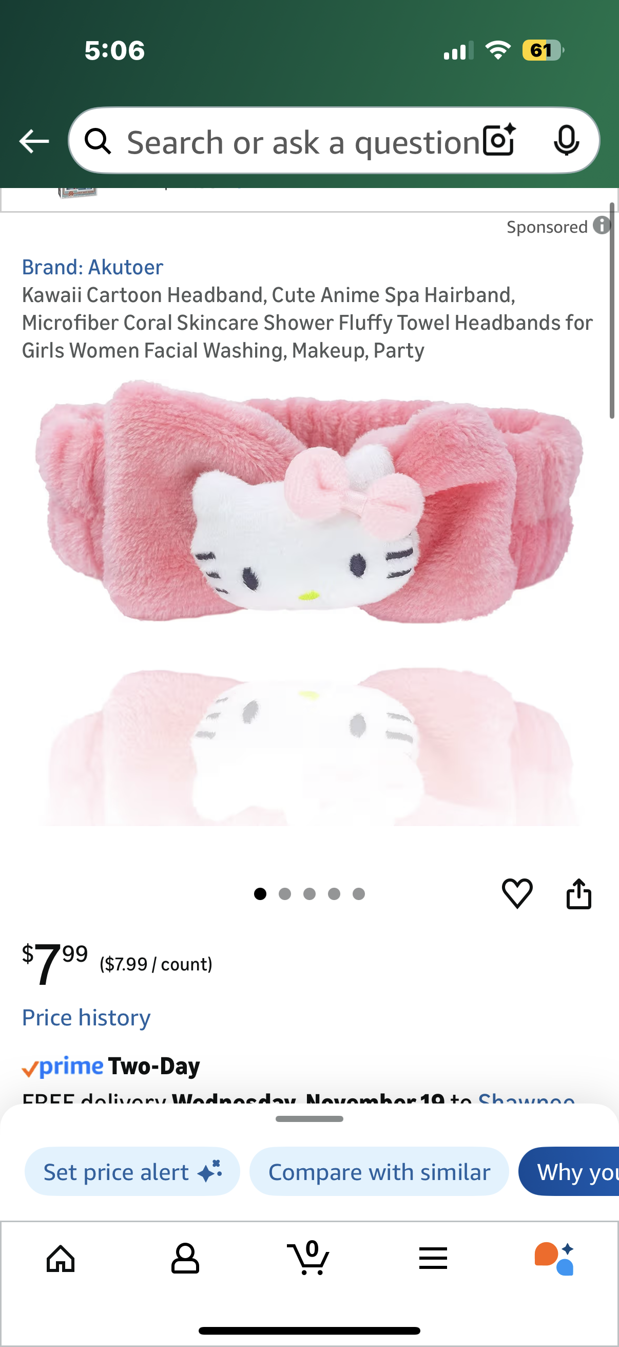 Kawaii Cartoon Headband, Cute Anime Spa Hairband, Microfiber Coral Skincare Shower Fluffy Towel Headbands for Girls Women Facial Washing, Makeup, Party