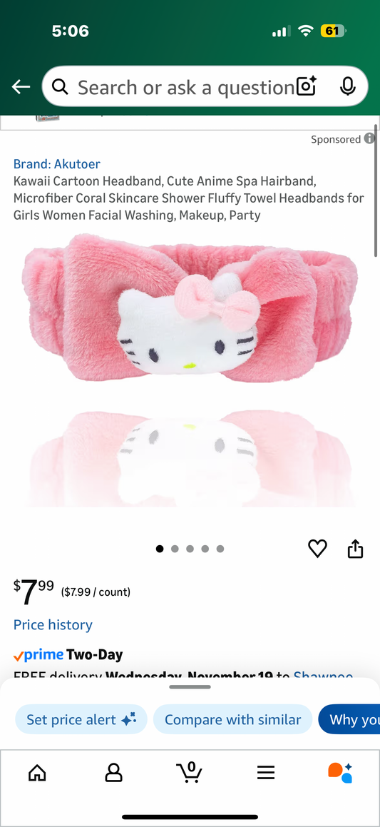 Kawaii Cartoon Headband, Cute Anime Spa Hairband, Microfiber Coral Skincare Shower Fluffy Towel Headbands for Girls Women Facial Washing, Makeup, Party