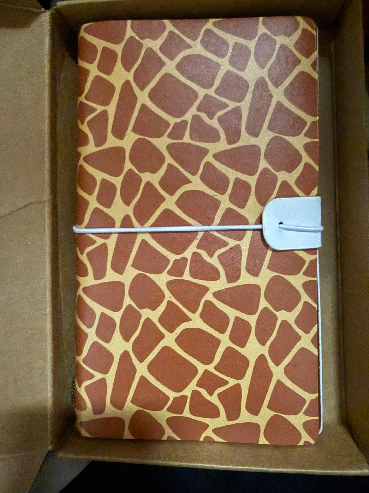 Travel Journal Giraffe pattern