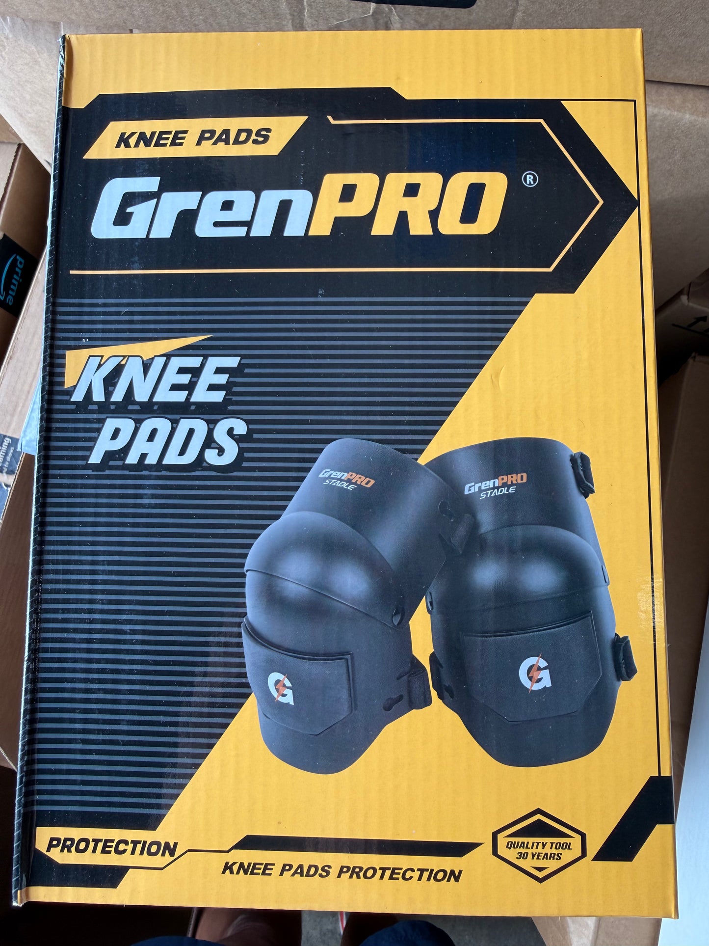 Stabilization Knee Pads - Heavy Duty, Comfortable and Adjustable, Ultimate Stability