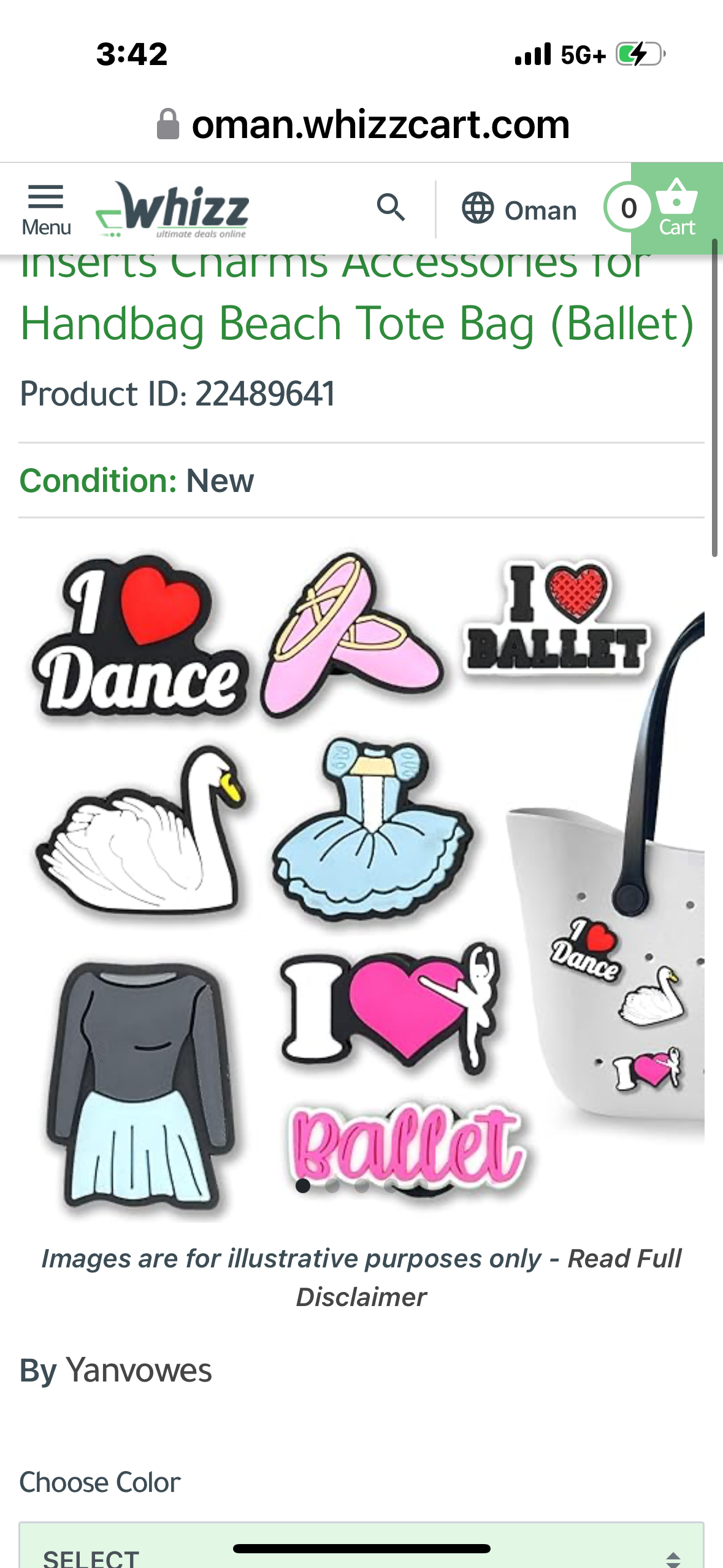 ‼️2 for $3‼️ Yanvowes Ballet Charms for Bogg Bag, PVC Rubber Totes Inserts Charms Accessories for Handbag Beach Tote Bag (Ballet)