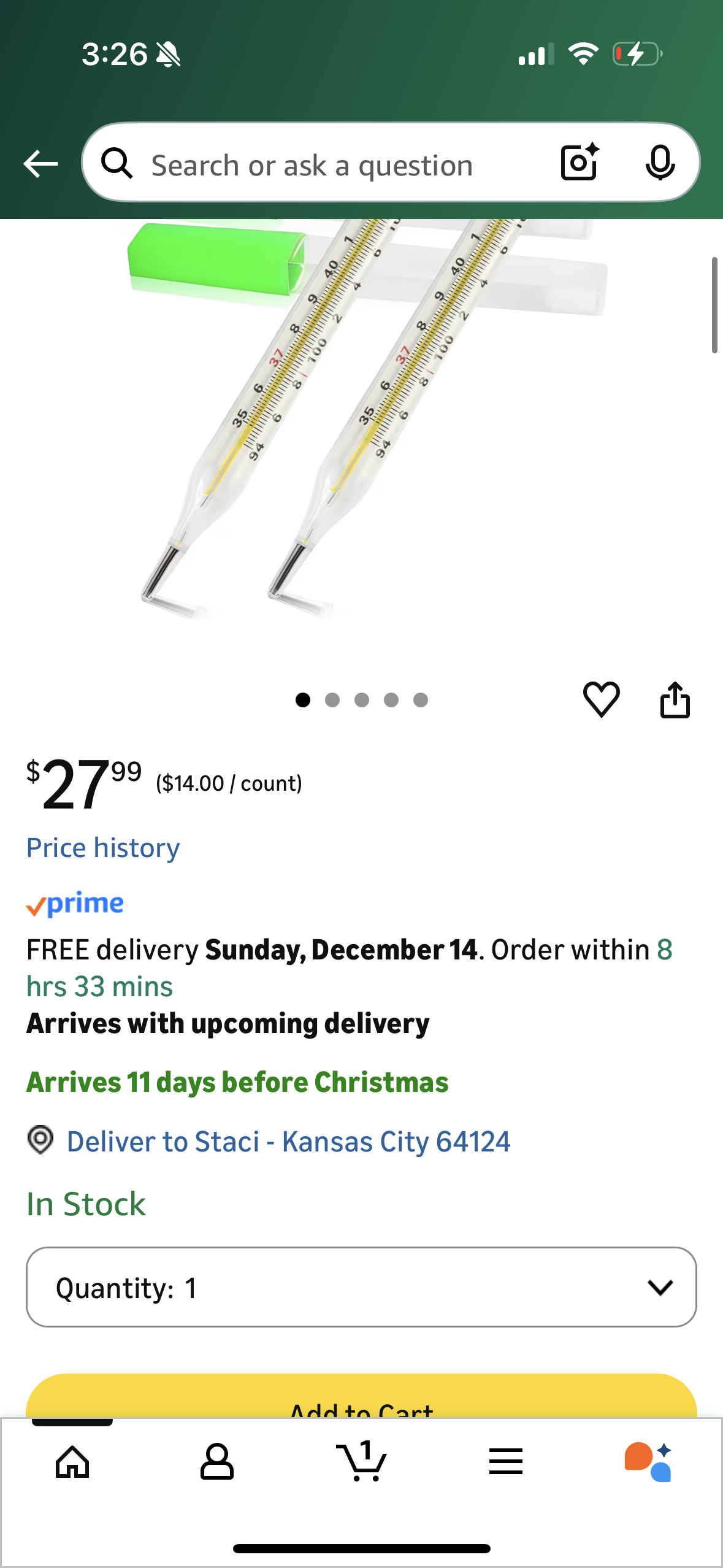 °C&°F Mercury Free Thermometer for Armpit 2PCS - Clinical Glass Temperature Test for Fever -Classic Non Digital Thermometer for Adults - Accurate Easy Reading by HARIKA
LIFE
