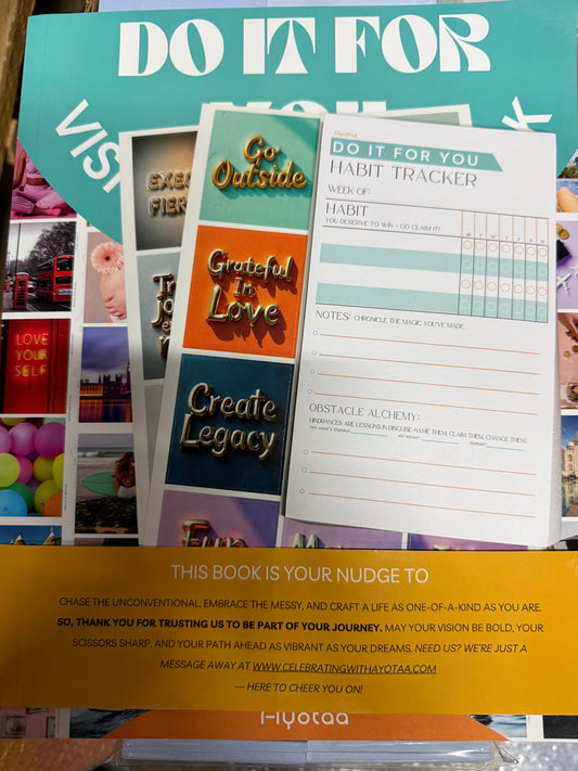 Do It for You! Vision Board Magazine with Habit Tracker & Empowering Stickers. 1,000+ Images & Quotes for Women, Men & Teens to Manifest Bold Dreams & Self-Discovery