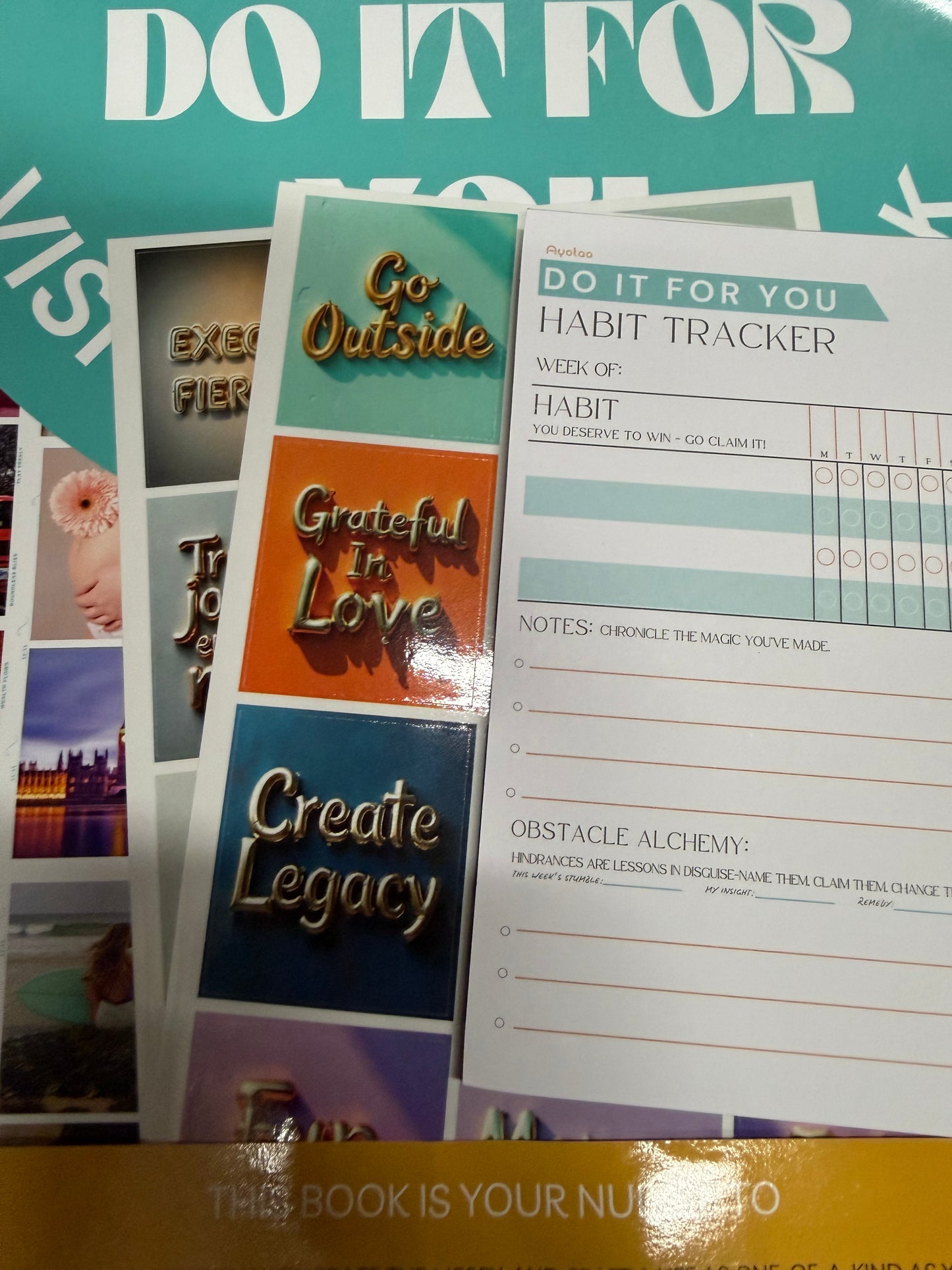 Do It for You! Vision Board Magazine with Habit Tracker & Empowering Stickers. 1,000+ Images & Quotes for Women, Men & Teens to Manifest Bold Dreams & Self-Discovery