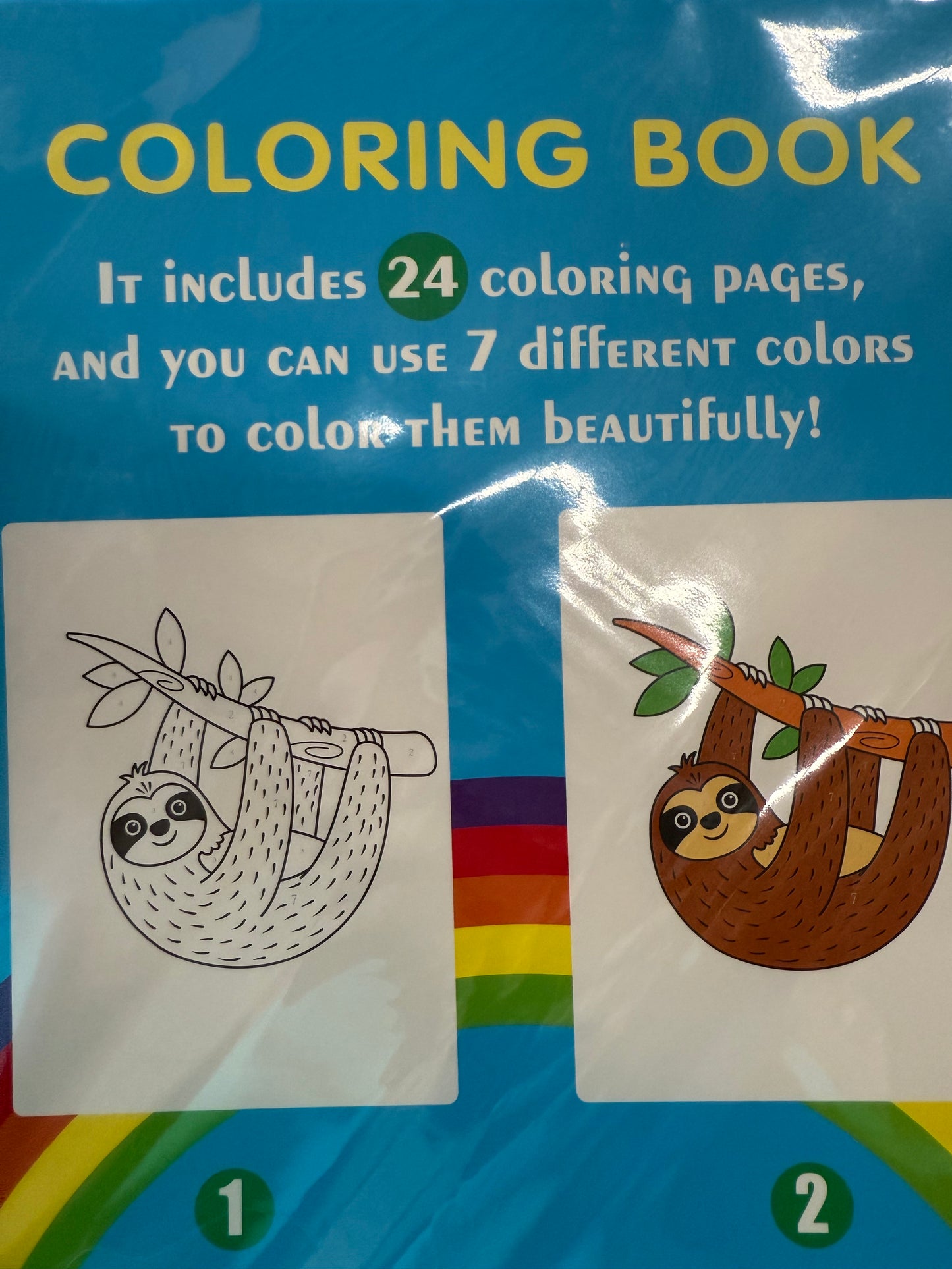 Water Coloring Book Easy Paint by Numbers featuring Farm Animals, Sea Creatures, Jungle Wildlife and More