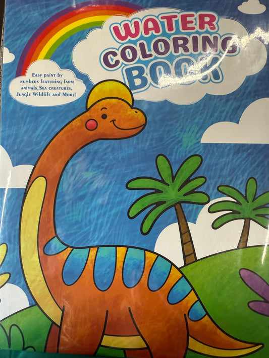 Water Coloring Book Easy Paint by Numbers featuring Farm Animals, Sea Creatures, Jungle Wildlife and More