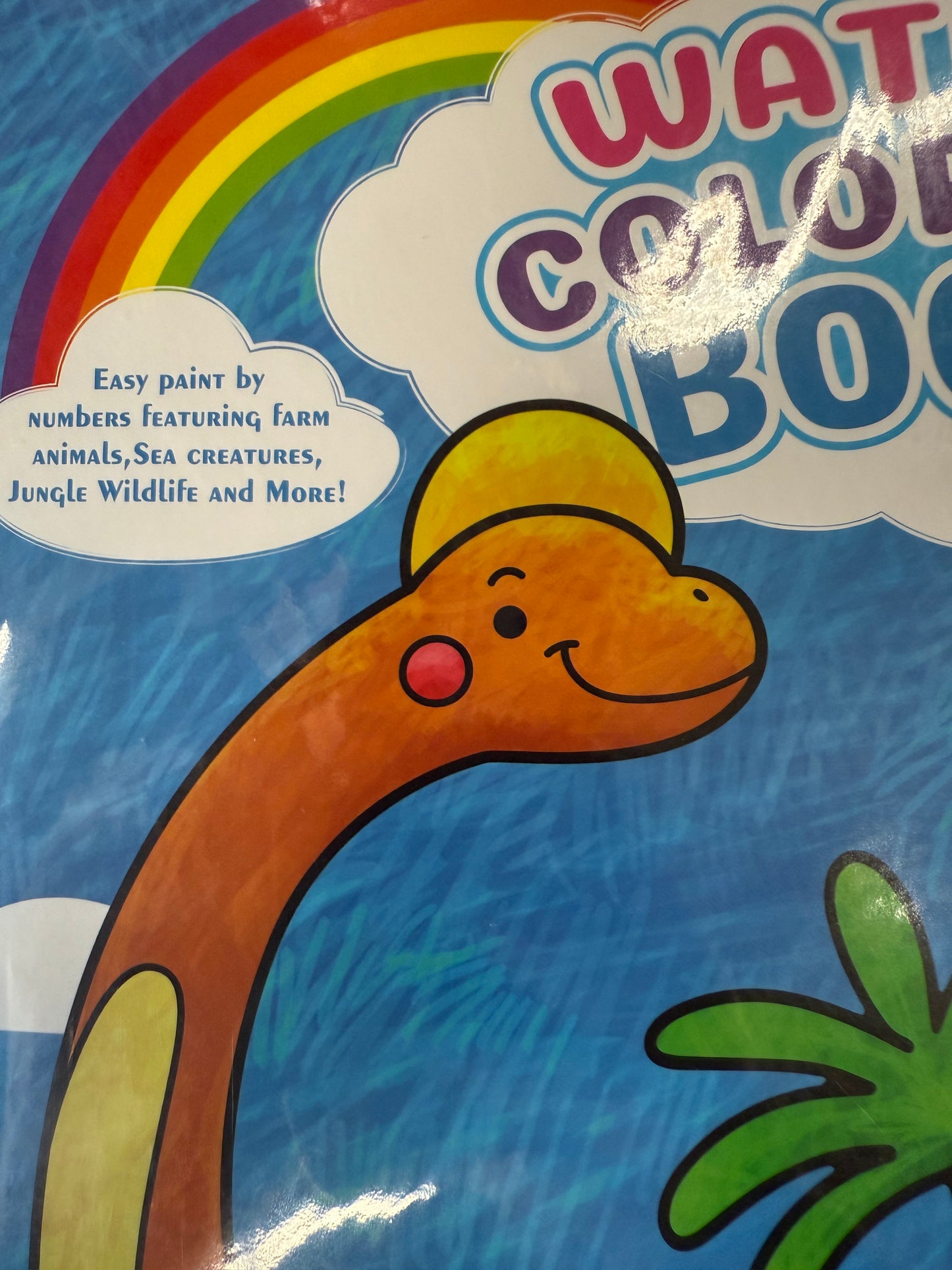 Water Coloring Book Easy Paint by Numbers featuring Farm Animals, Sea Creatures, Jungle Wildlife and More