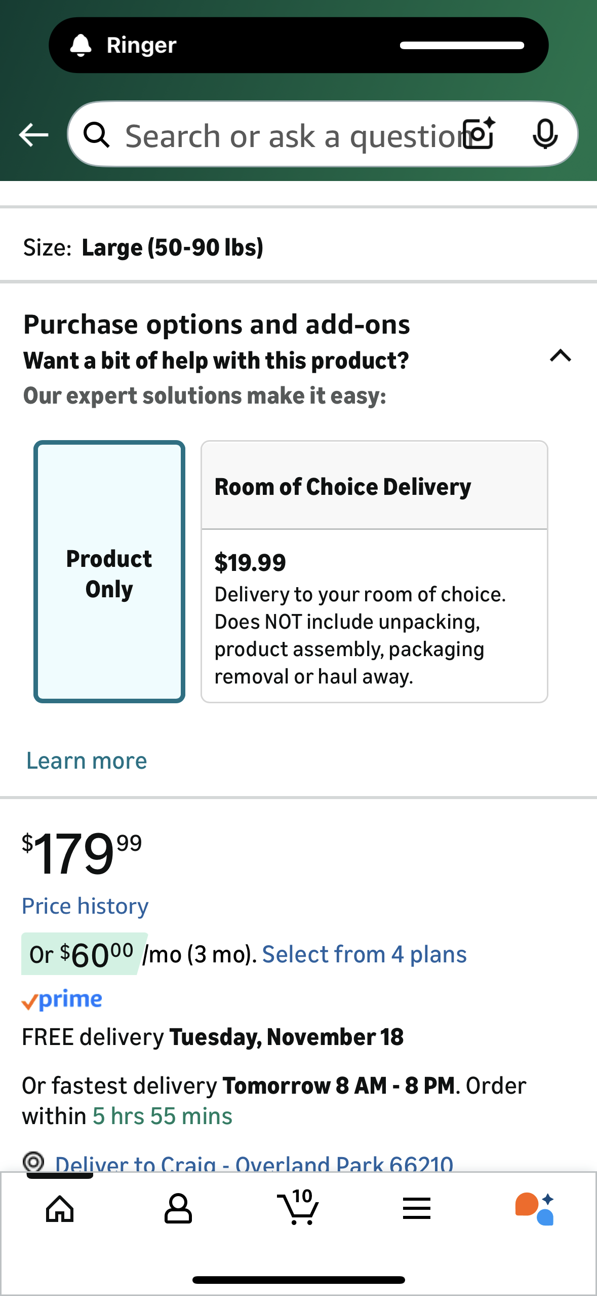Petmate Large Dog House Outdoor Weatherproof - Indigo Igloo Dog House, Made in USA, for Large Dogs 50 to 90 pounds, TAUPE/BLACK (R742)