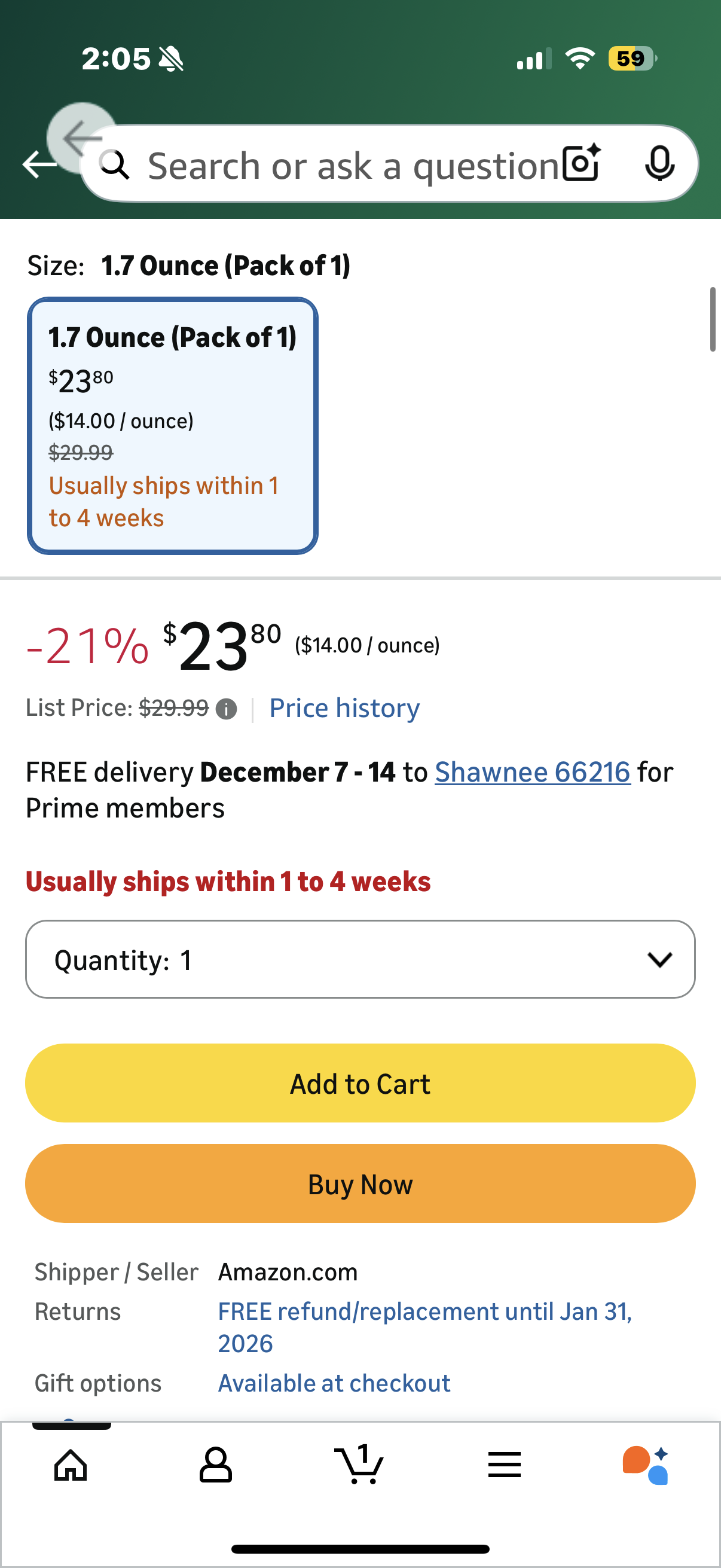 L'Oreal Paris Age Perfect Cell Renewal Anti-Aging, Anti-Wrinkle Night Moisturizer with Antioxidants 1.7 oz