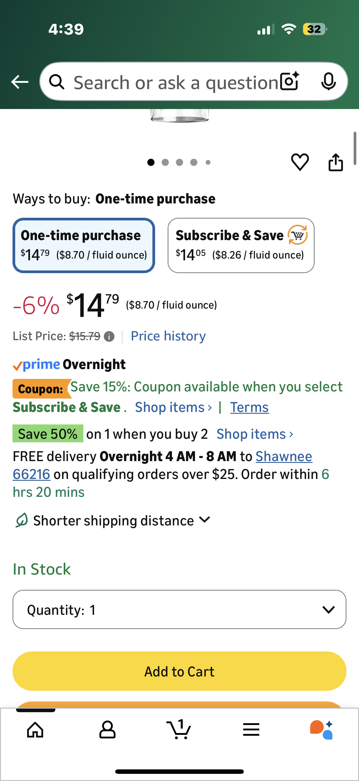 Cetaphil Night Cream, Redness Relieving Night Moisturizer for Face, 1.7 fl oz, For Dry, Redness-Prone Skin, Hypoallergenic, Fragrance Free