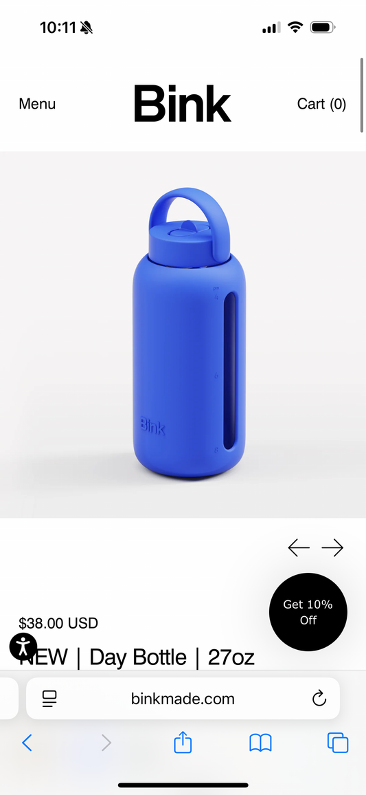 Day Bottle + Flip Cap | 27oz Color Azura