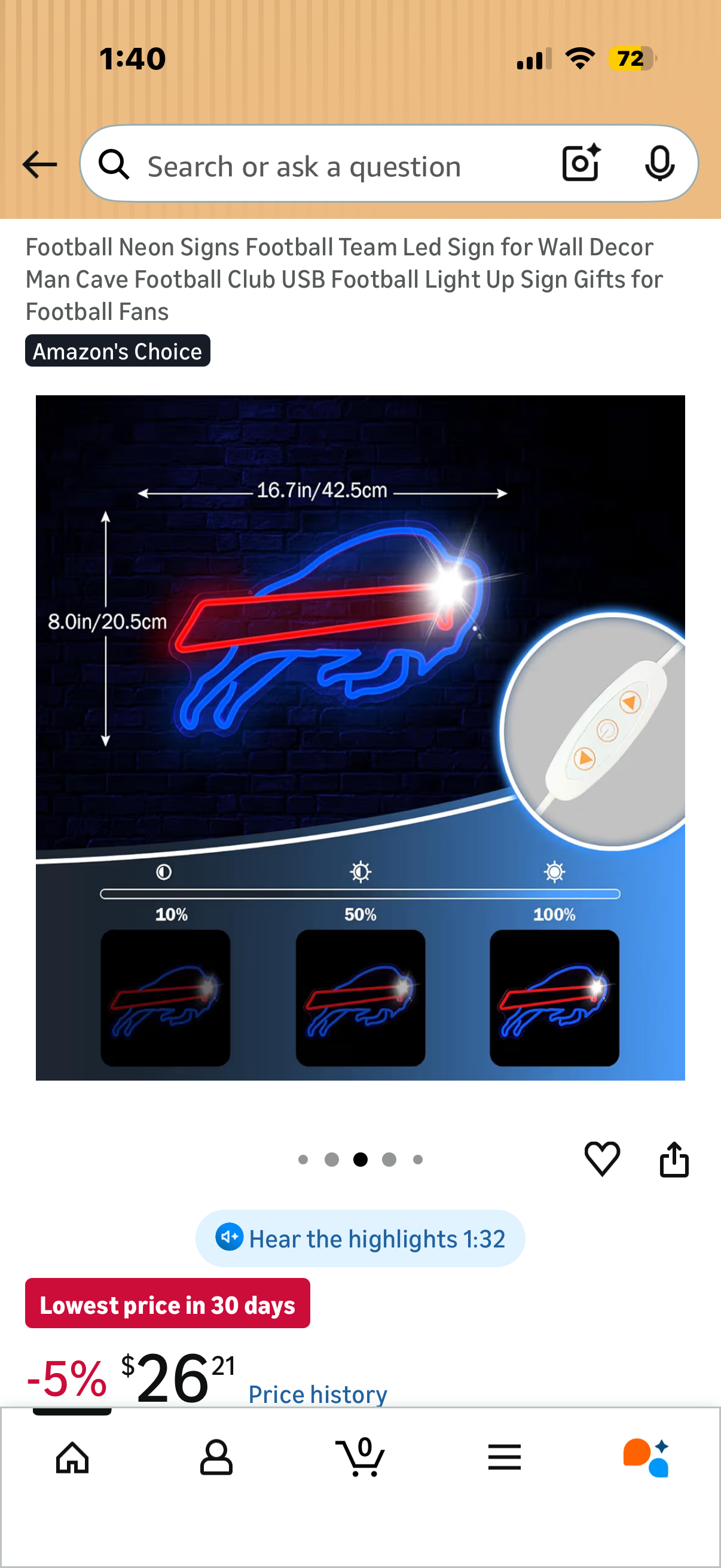 Football Neon Signs Buffalos Bills  Team Led Sign for Wall Decor Man Cave Football Club USB Football Light Up Sign Gifts for Football Fans